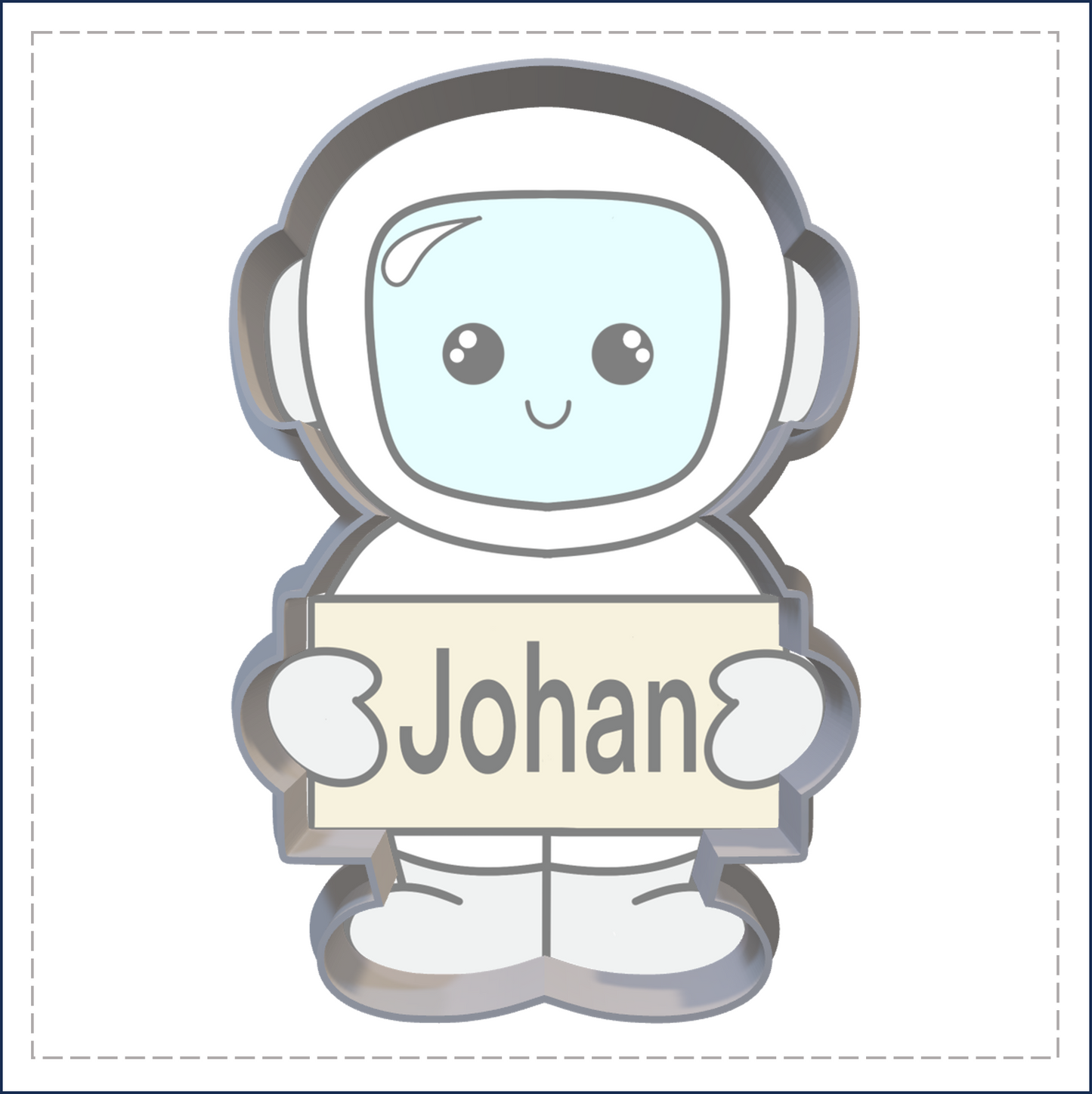 J156 - SPACE ASTRONAUT COOKIE CUTTER