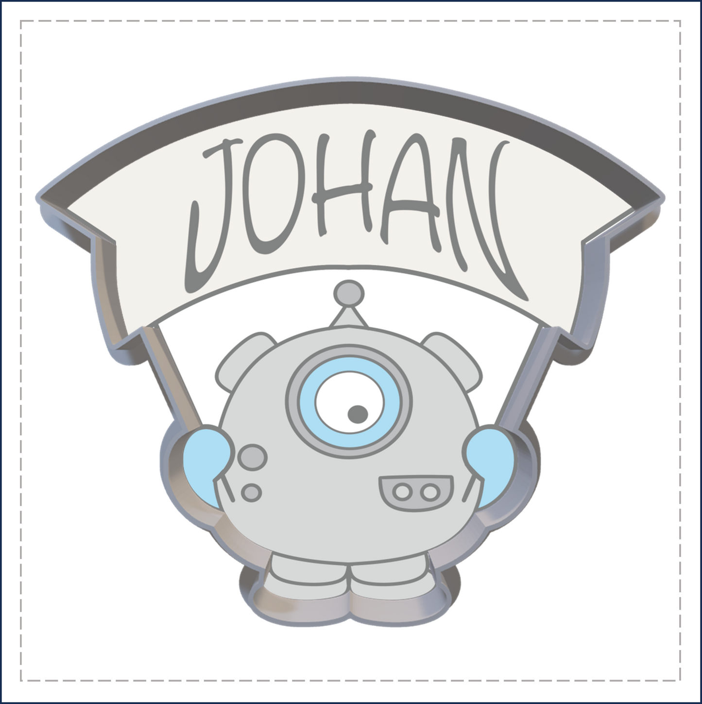J157 - SPACE ALIEN COOKIE CUTTER