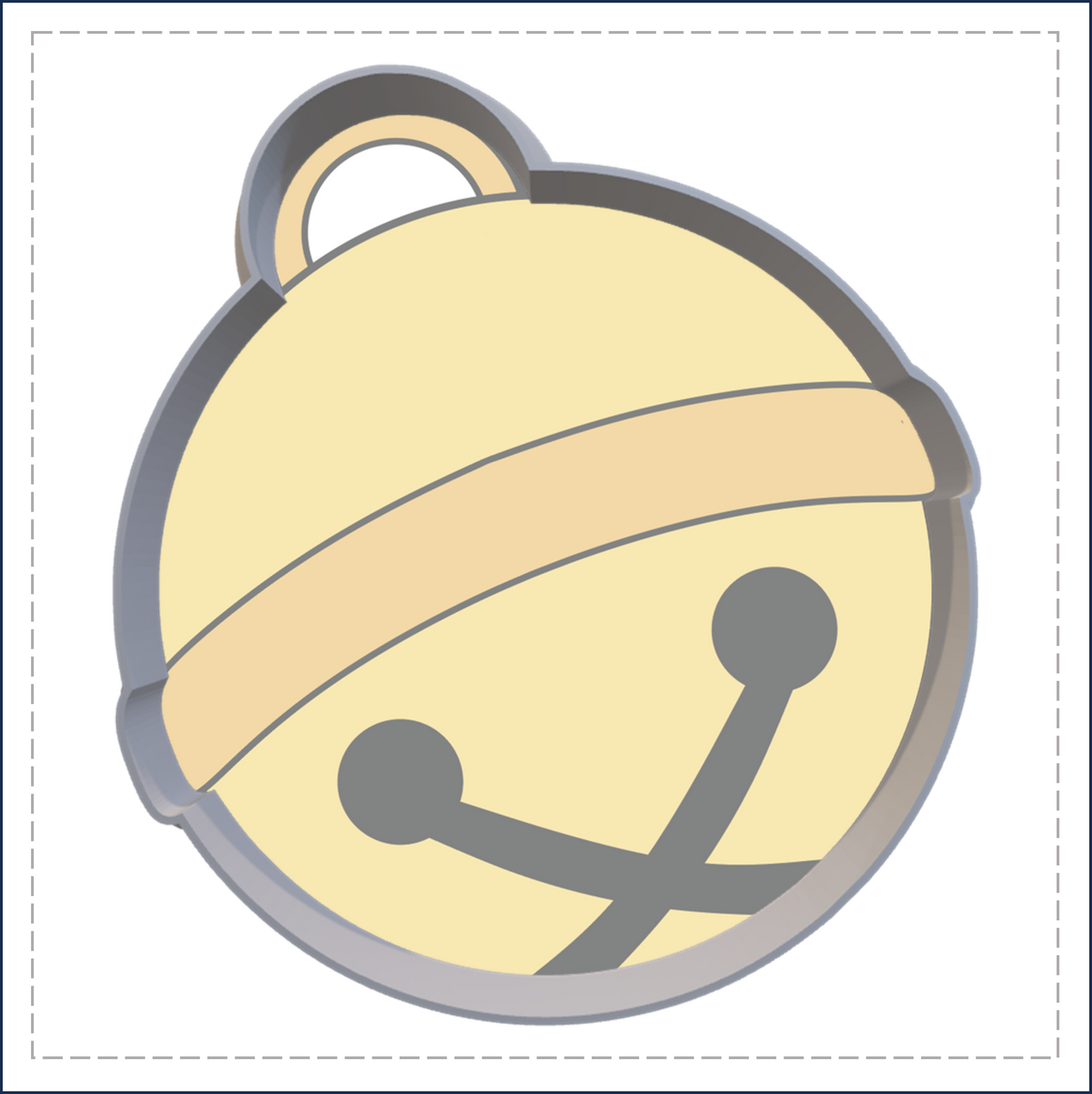 J190 - JINGLE BELL COOKIE CUTTER