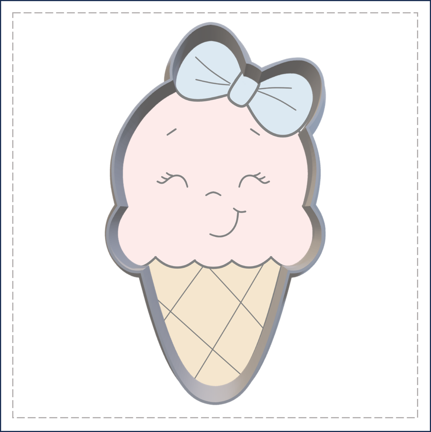 J213 - ICE CREAM & DESERT COOKIE CUTTER
