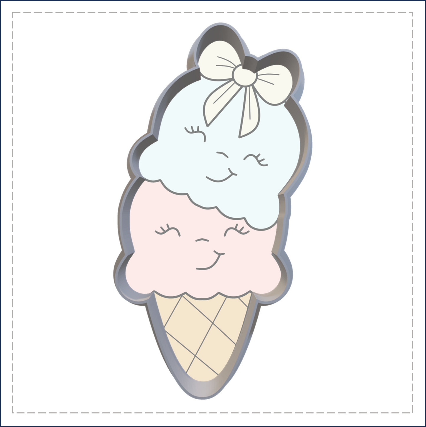 J218 - ICE CREAM & DESERT COOKIE CUTTER