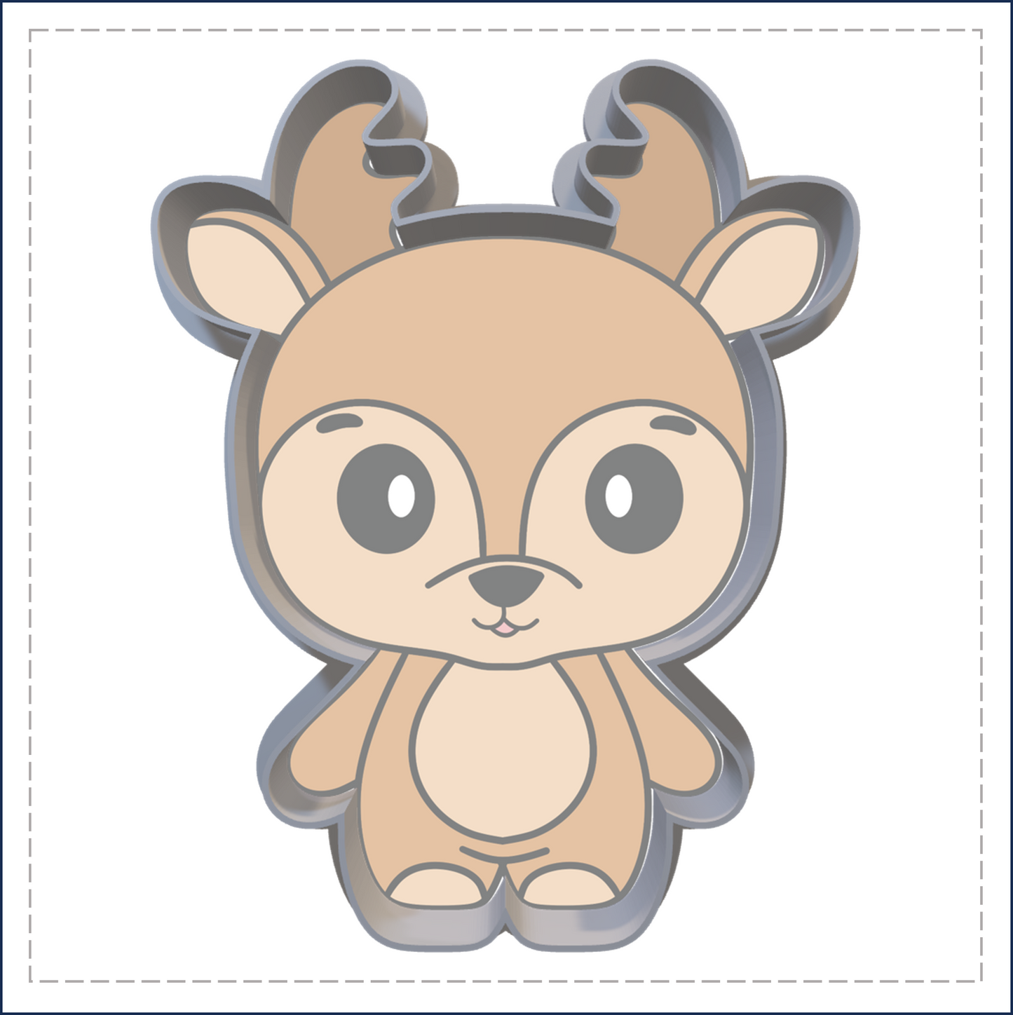 J241 - REINDEER COOKIE CUTTER