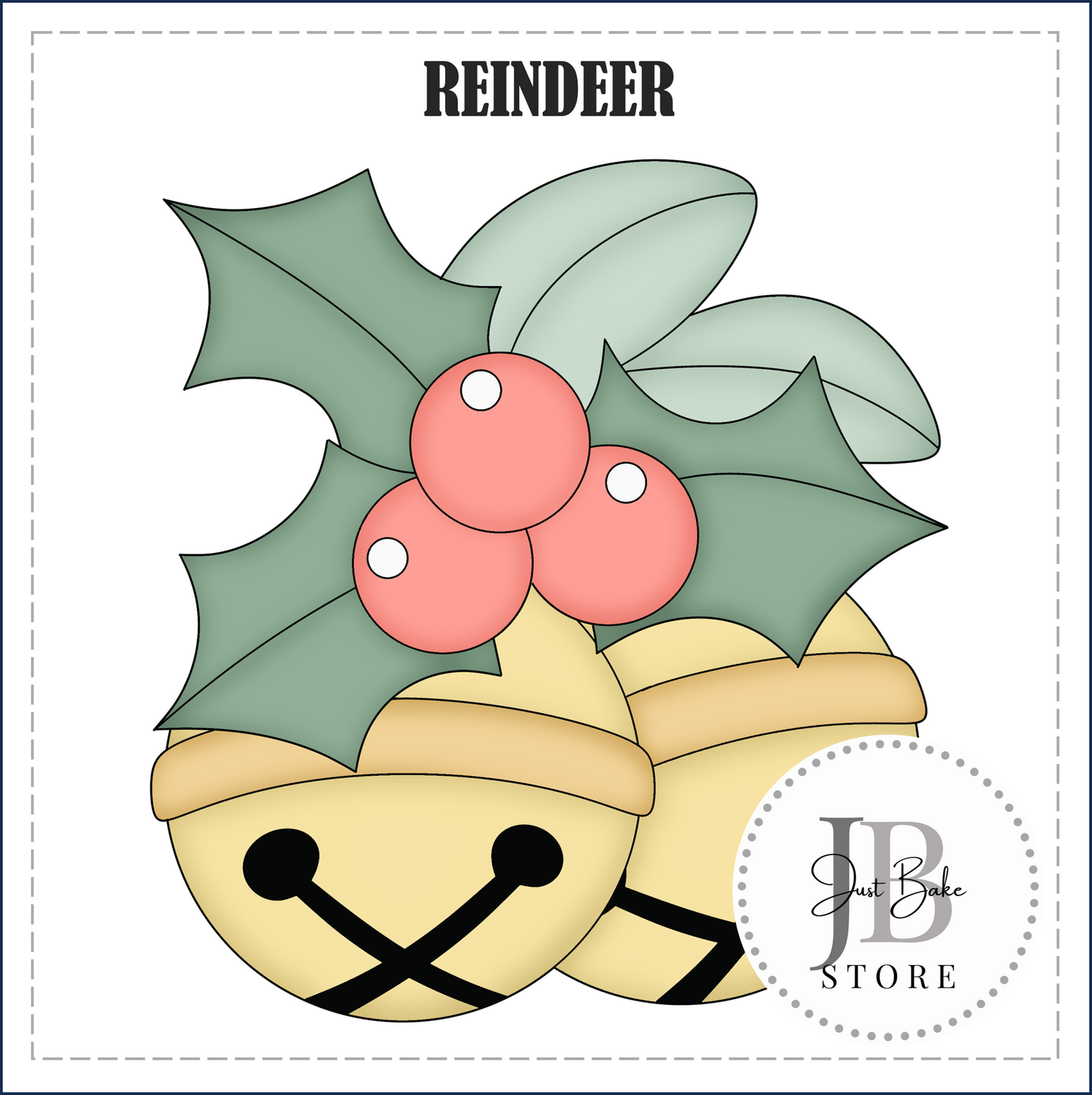 J264 - JINGLE BELLS COOKIE CUTTER