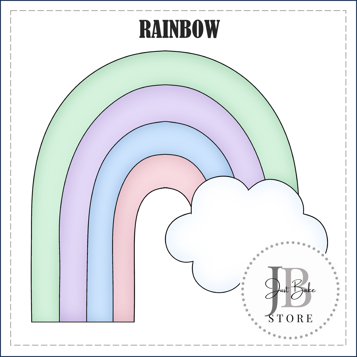 J348 - RAINBOW COOKIE CUTTER