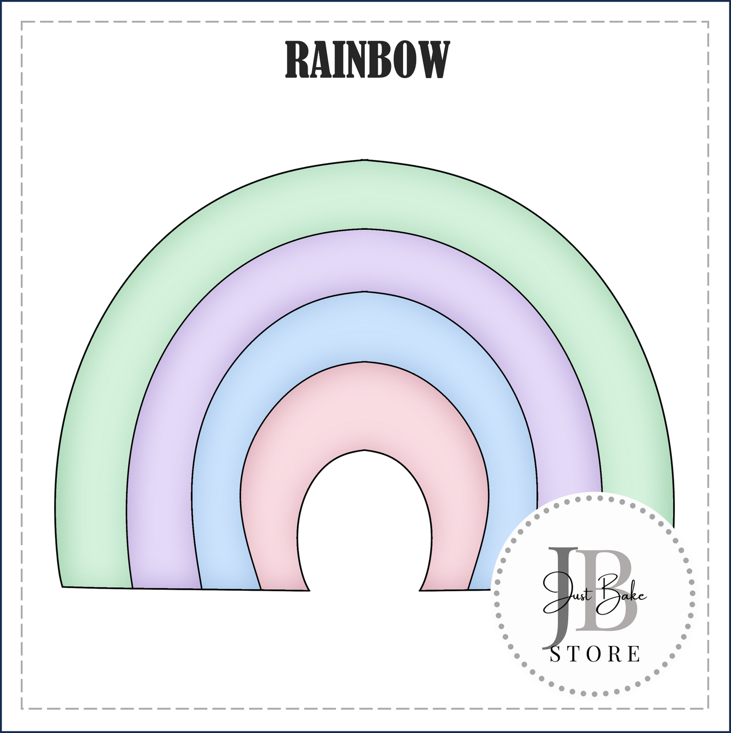 J354 - RAINBOW COOKIE CUTTER