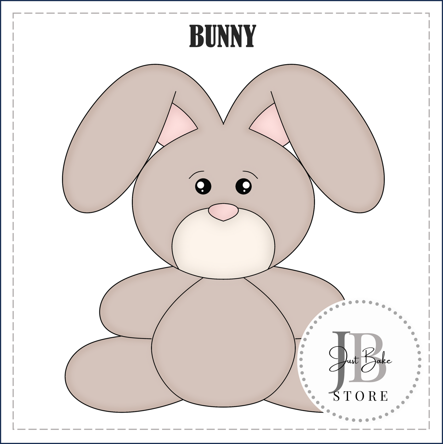 J398 - BUNNY COOKIE CUTTER