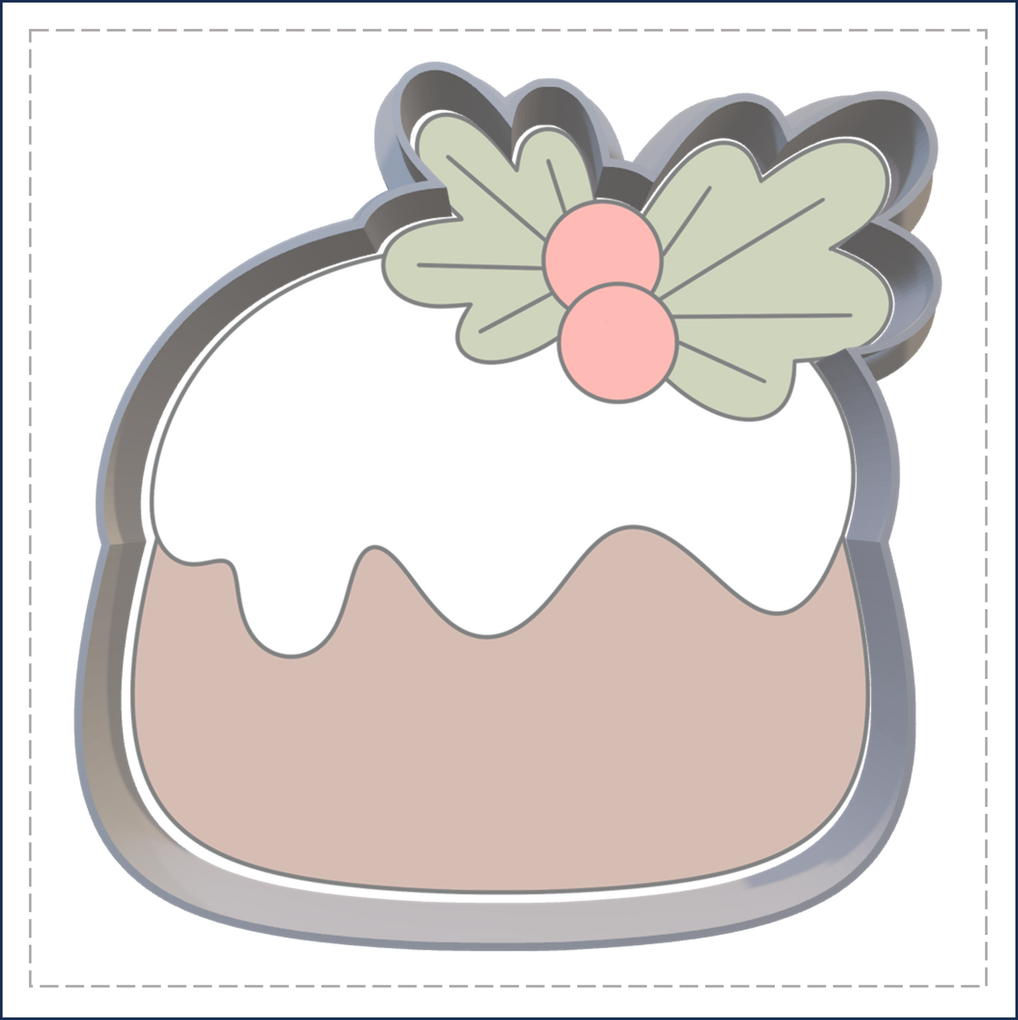 J4 - CHRISTMAS PUDDING COOKIE CUTTER