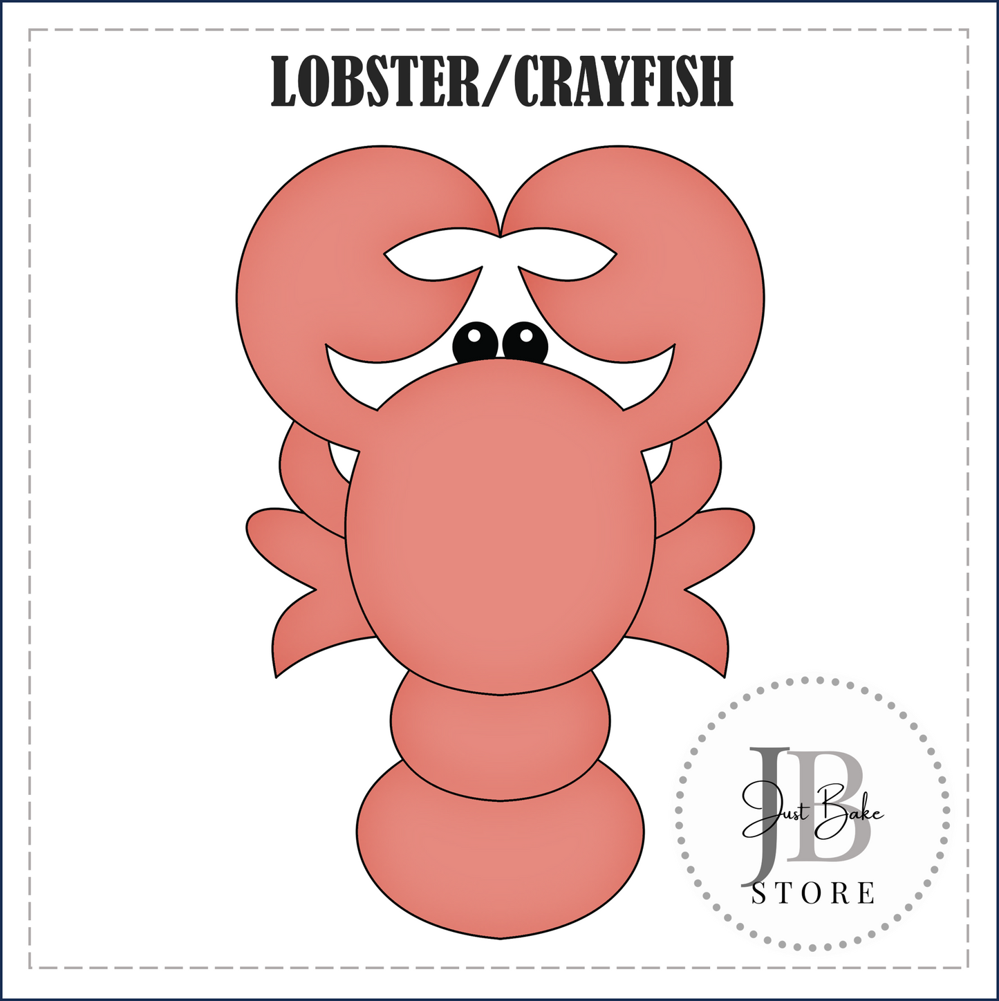 J423 - LOBSTER/CRAYFISH COOKIE CUTTER
