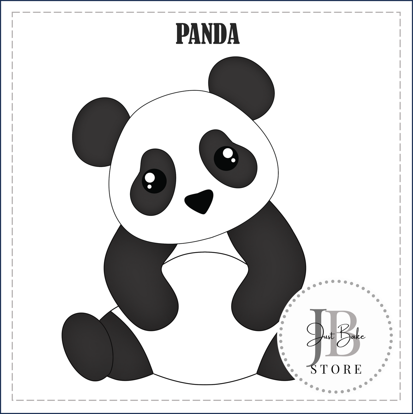 J441 - PANDA COOKIE CUTTER