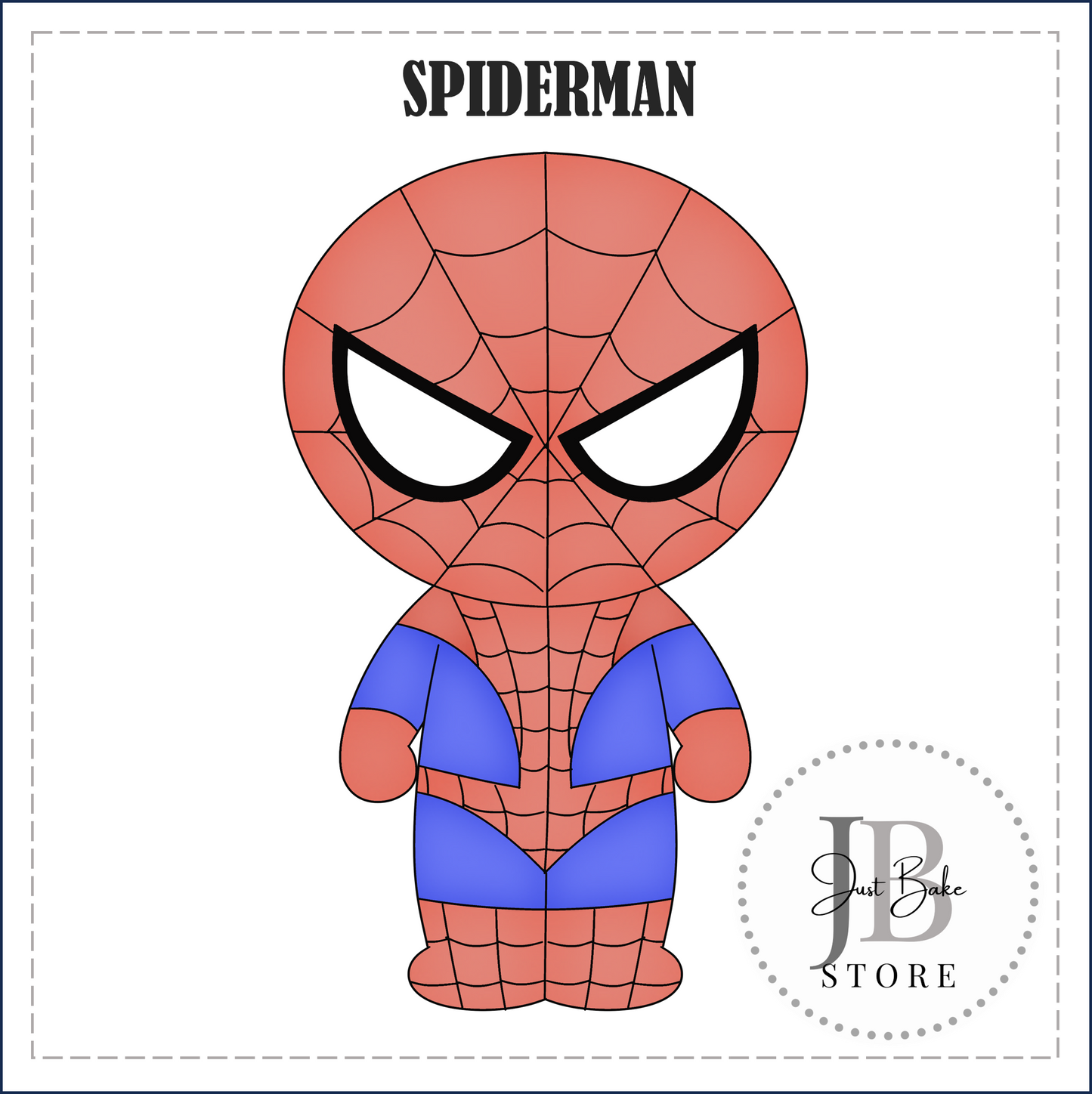 J464 - SPIDERMAN SUPER HERO COOKIE CUTTER