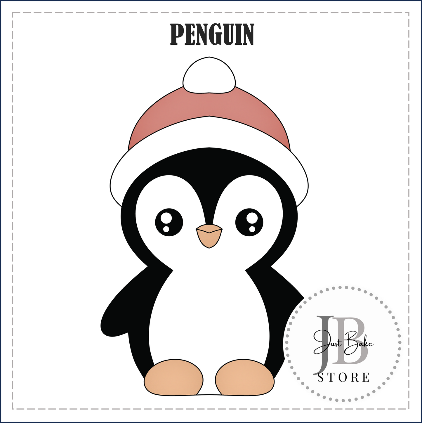 J477 - PENGUIN COOKIE CUTTER