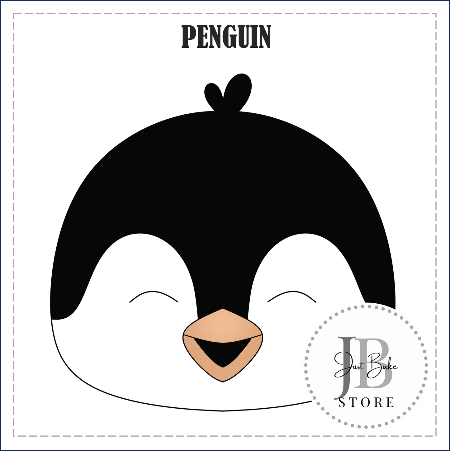 J478 - PENGUIN COOKIE CUTTER