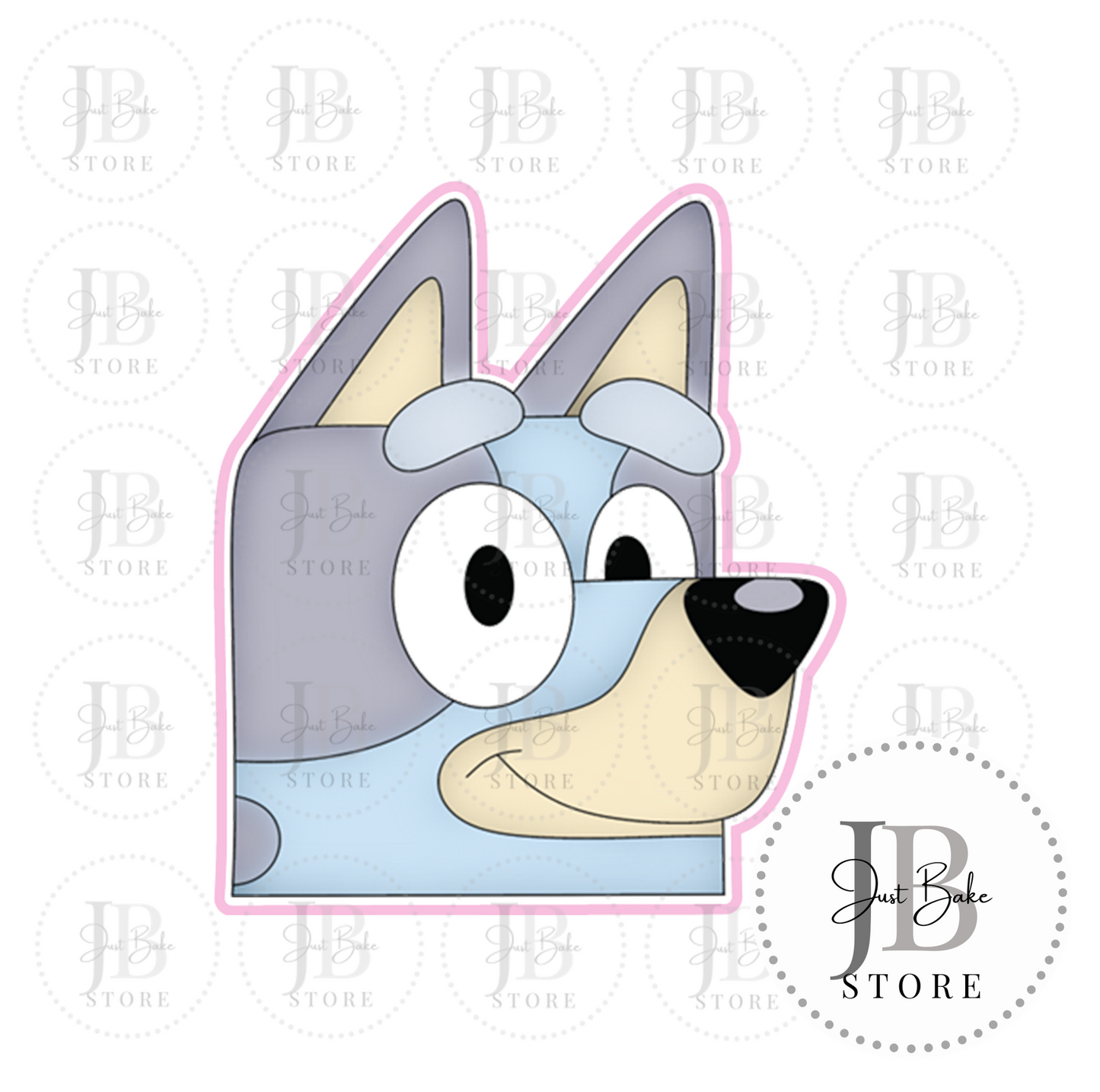 J571 - Bluey Face Cookie Cutter