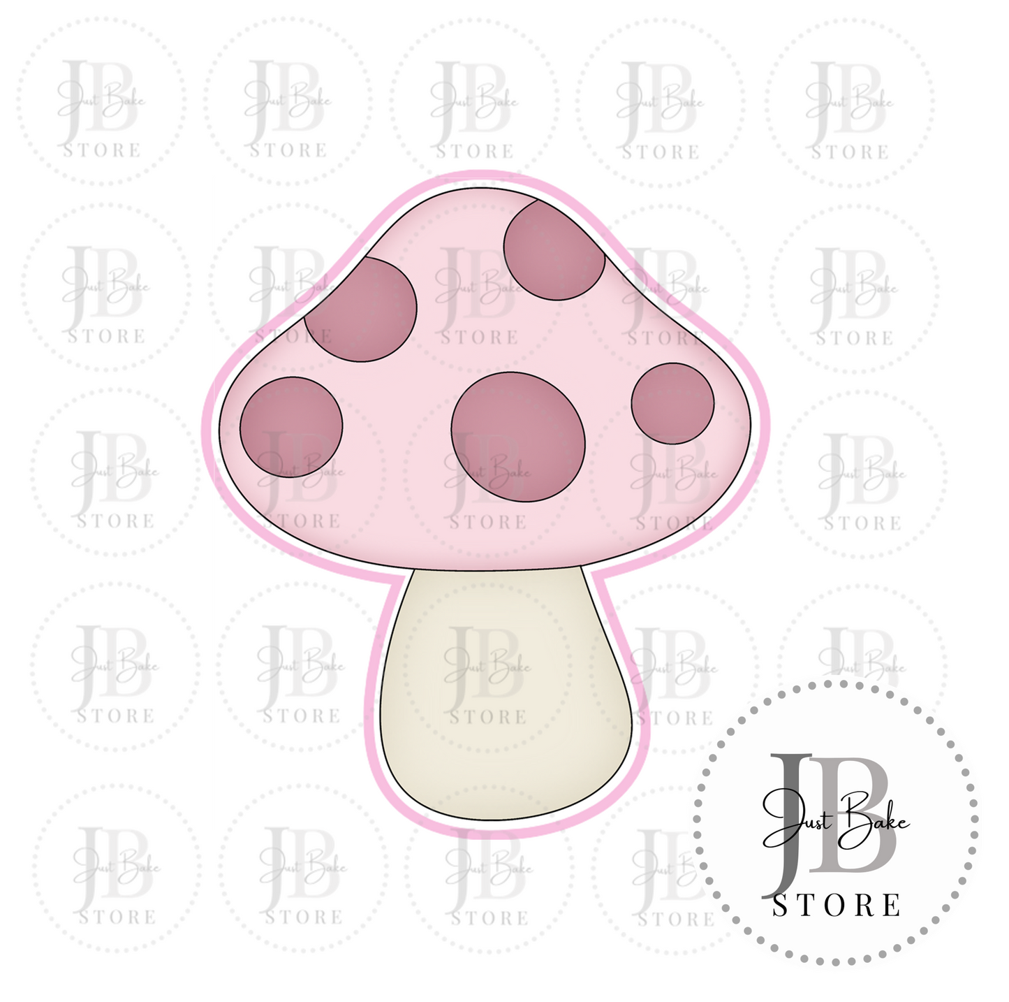 J576 - Mushroom Cookie Cutter