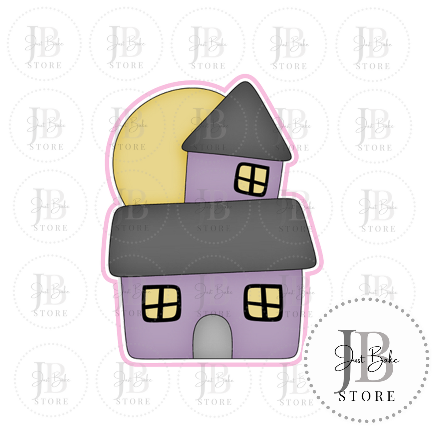 J588 - Ghost House Cookie Cutter