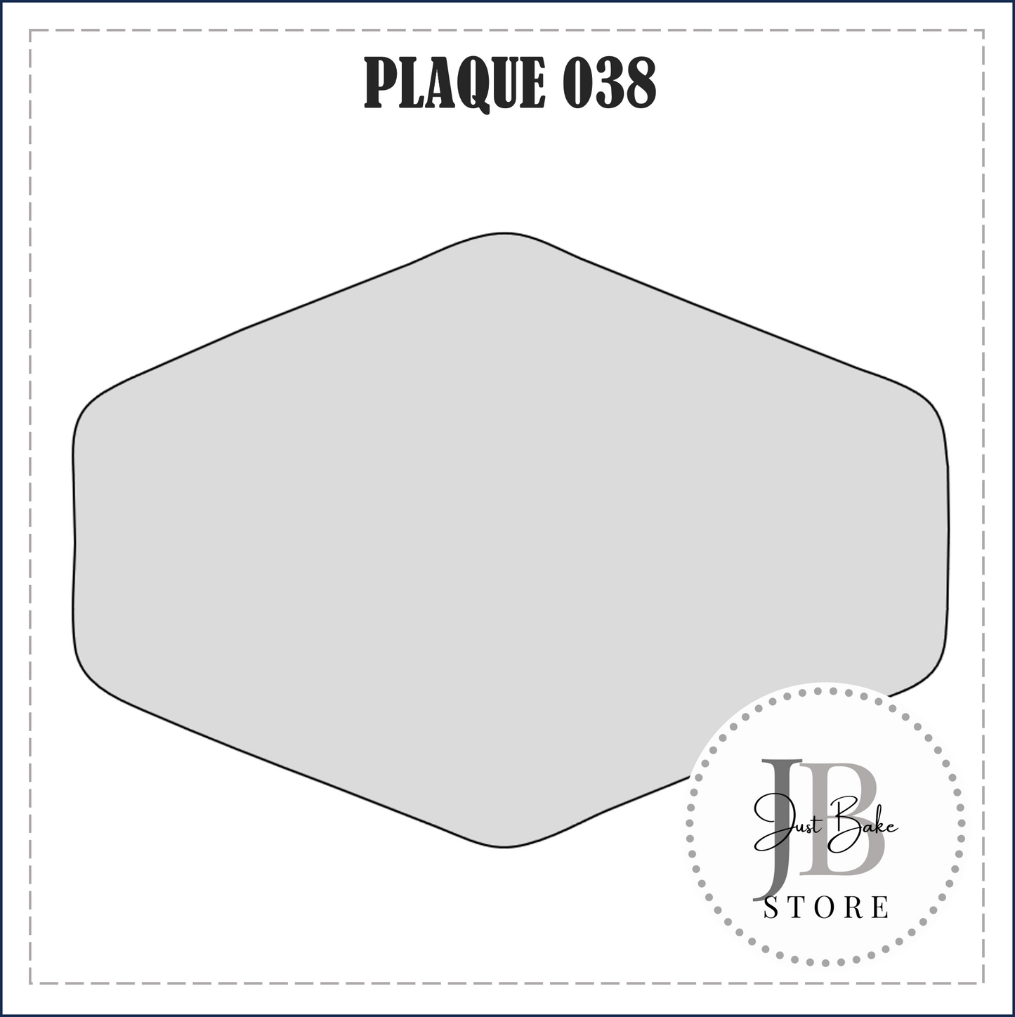 J59 - PLAQUE 038 COOKIE CUTTER