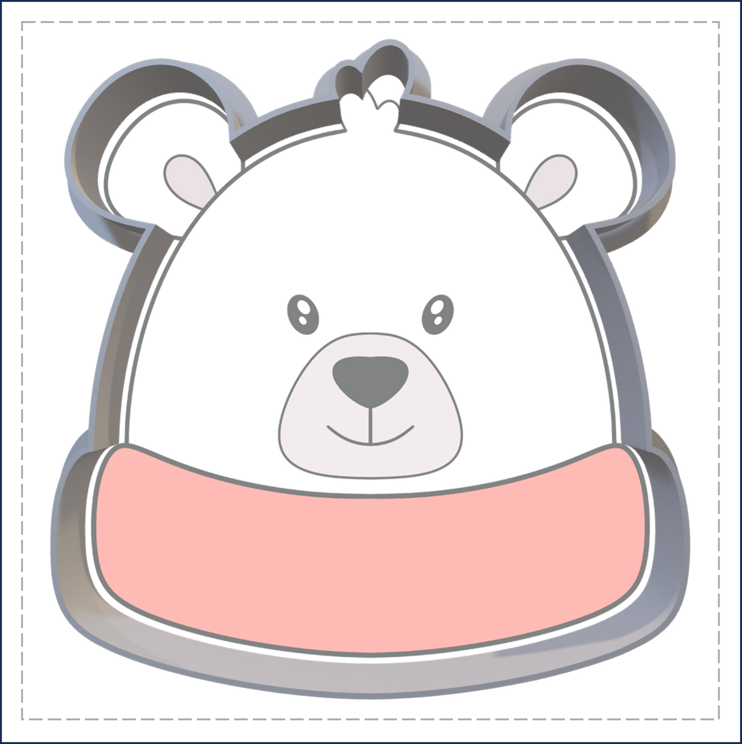 J6 - POLAR BEAR COOKIE CUTTER