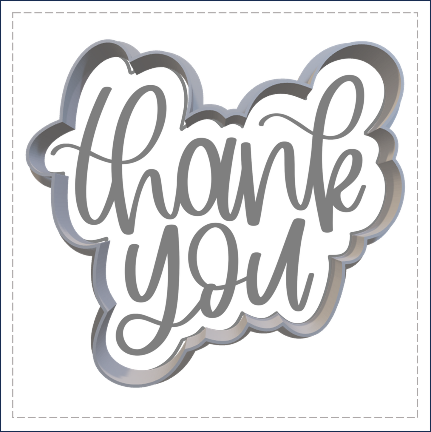 J81 - THANK YOU COOKIE CUTTER