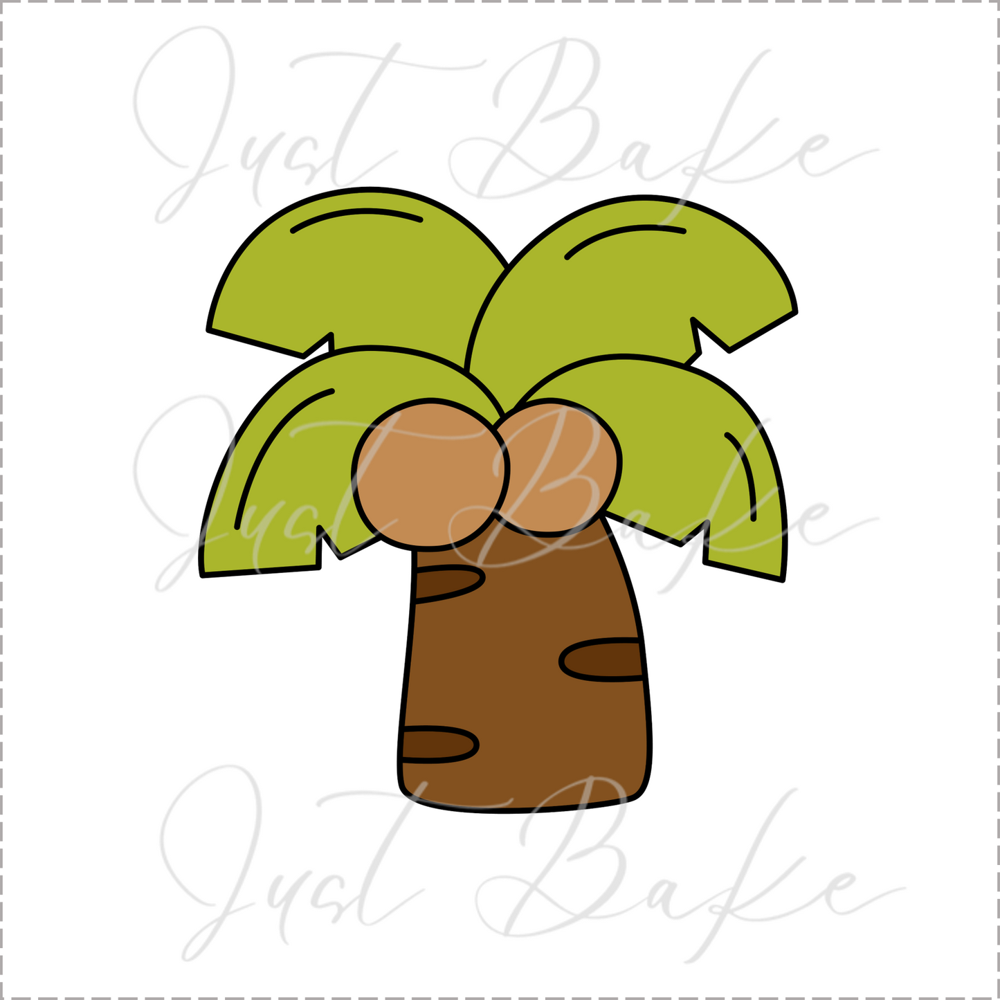 JBS0196 - COCONUT TREE COOKIE CUTTER