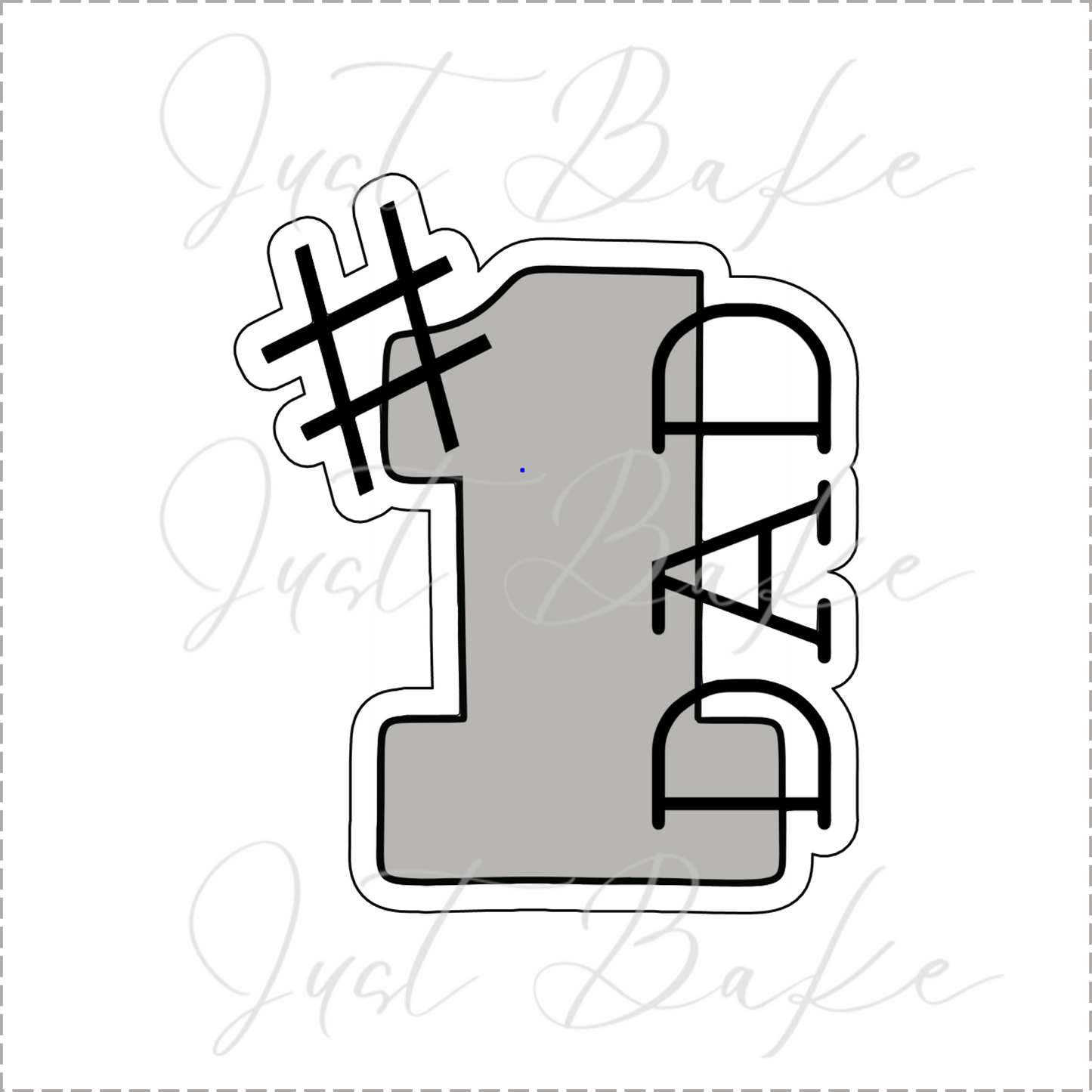 JBS0667 - # 1 DAD COOKIE CUTTER
