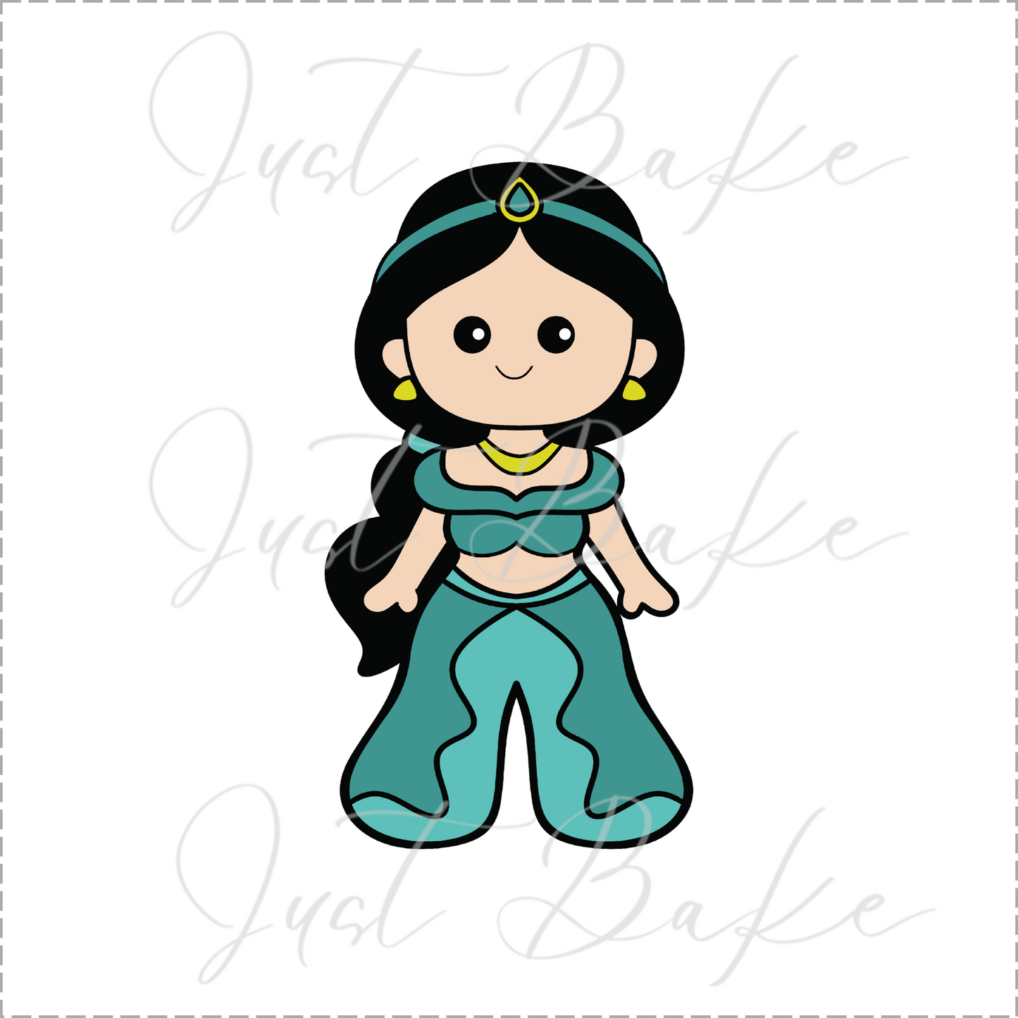 JBS0708 - DISNEY PRINCESS - JASMINE COOKIE CUTTER