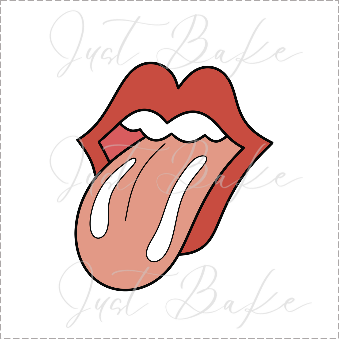 JBS0724 - HOT LIPS ROLLING STONES COOKIE CUTTER