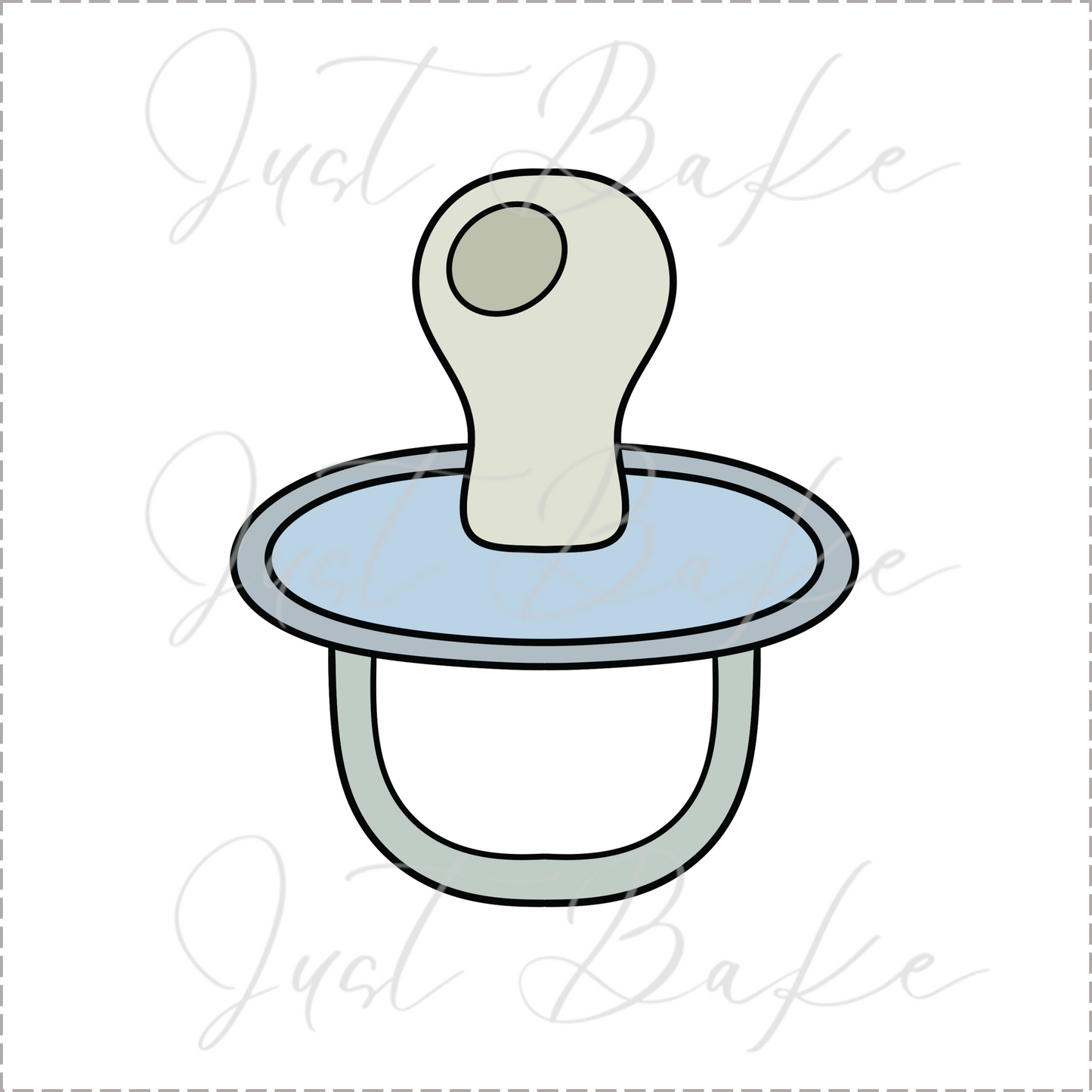 JBS0753 - BABY PACIFIER COOKIE CUTTER