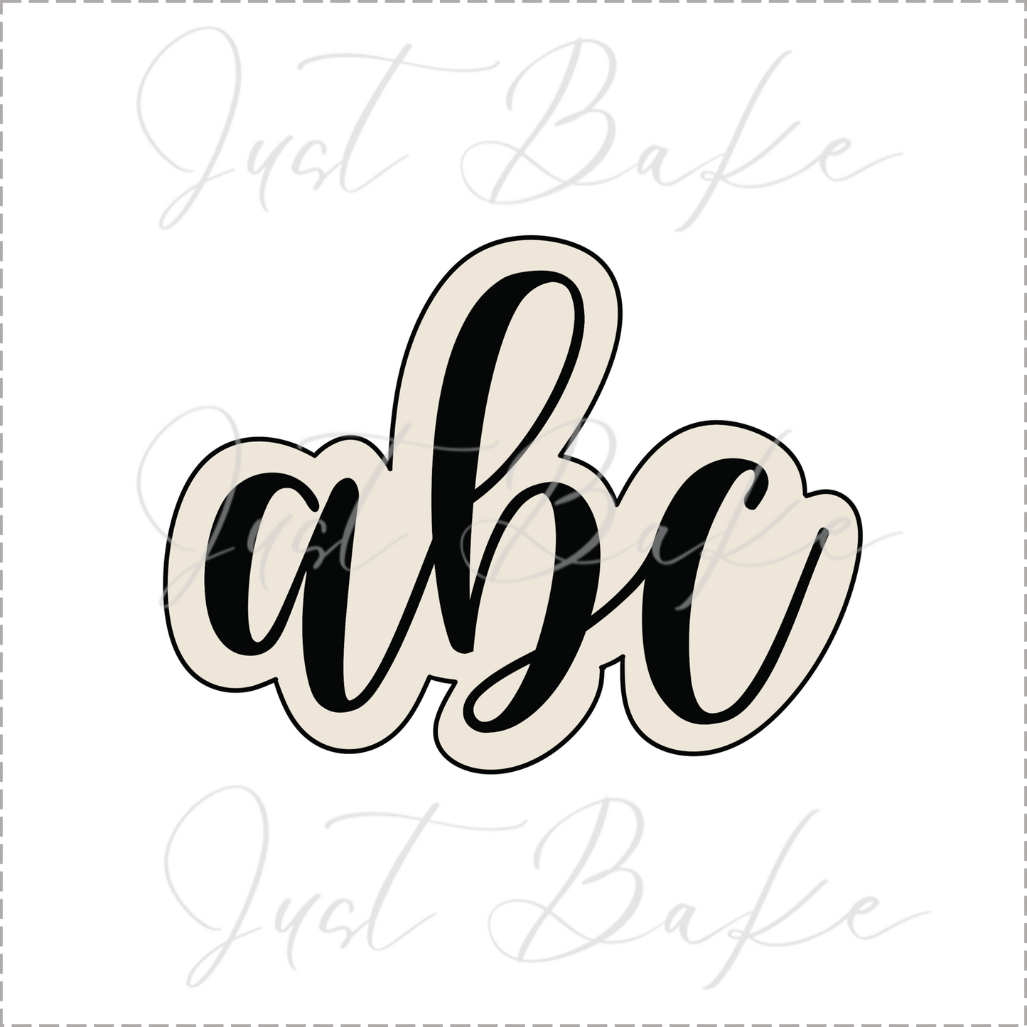 JBS0794 - ABC PLAQUE COOKIE CUTTER