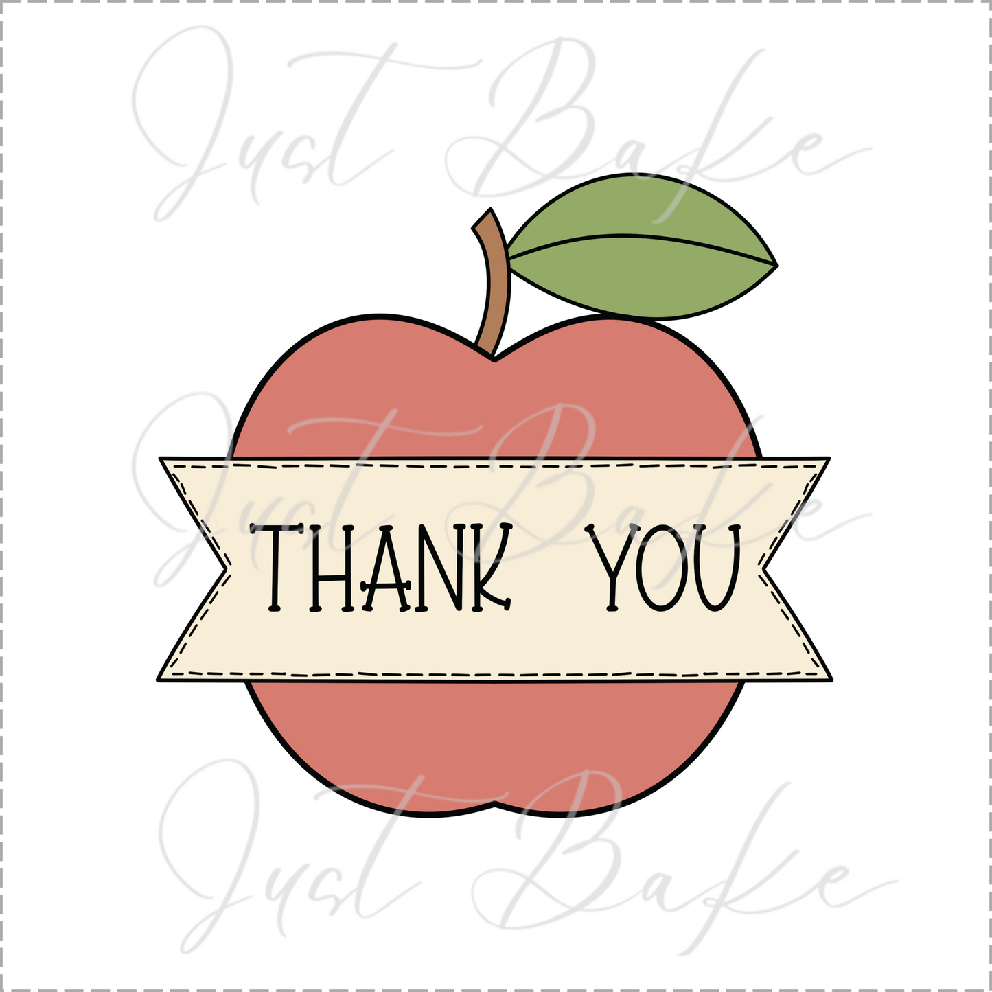 JBS0828 - APPLE COOKIE CUTTER