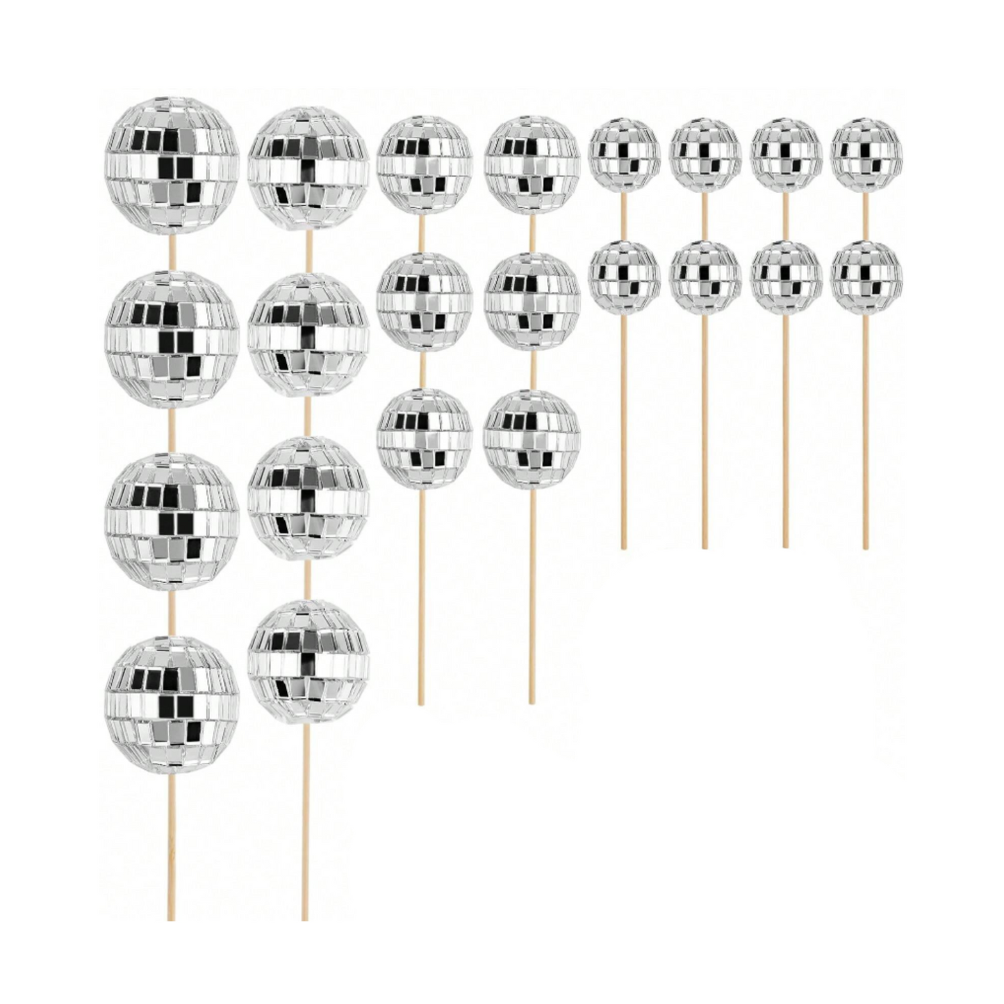 STOCK5 - 12 Pc Disco Balls