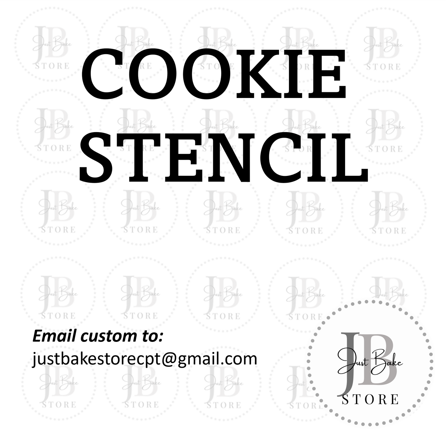 CUSTOM COOKIE STENCIL