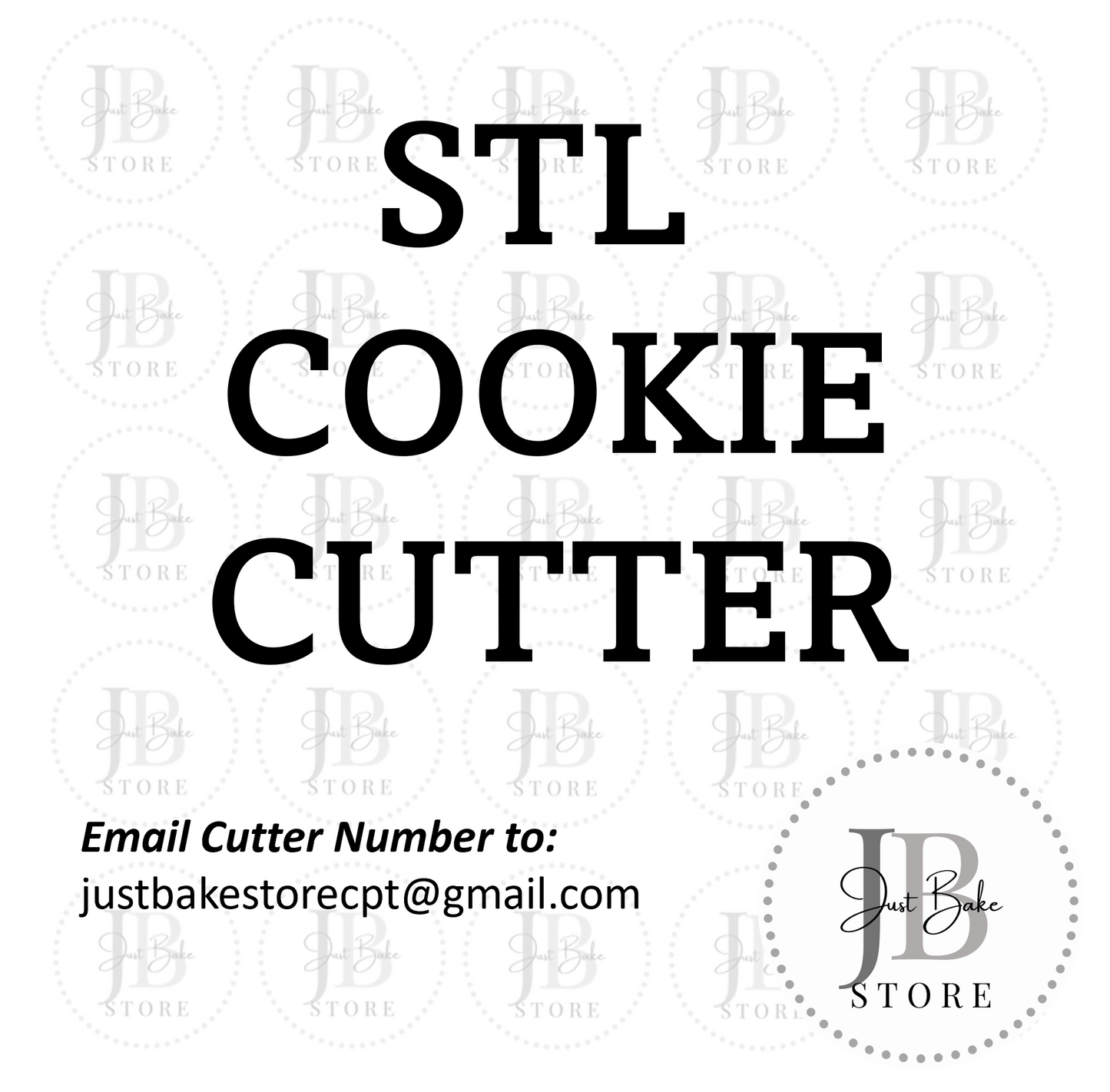 DIGITAL STL COOKIE CUTTER FILE