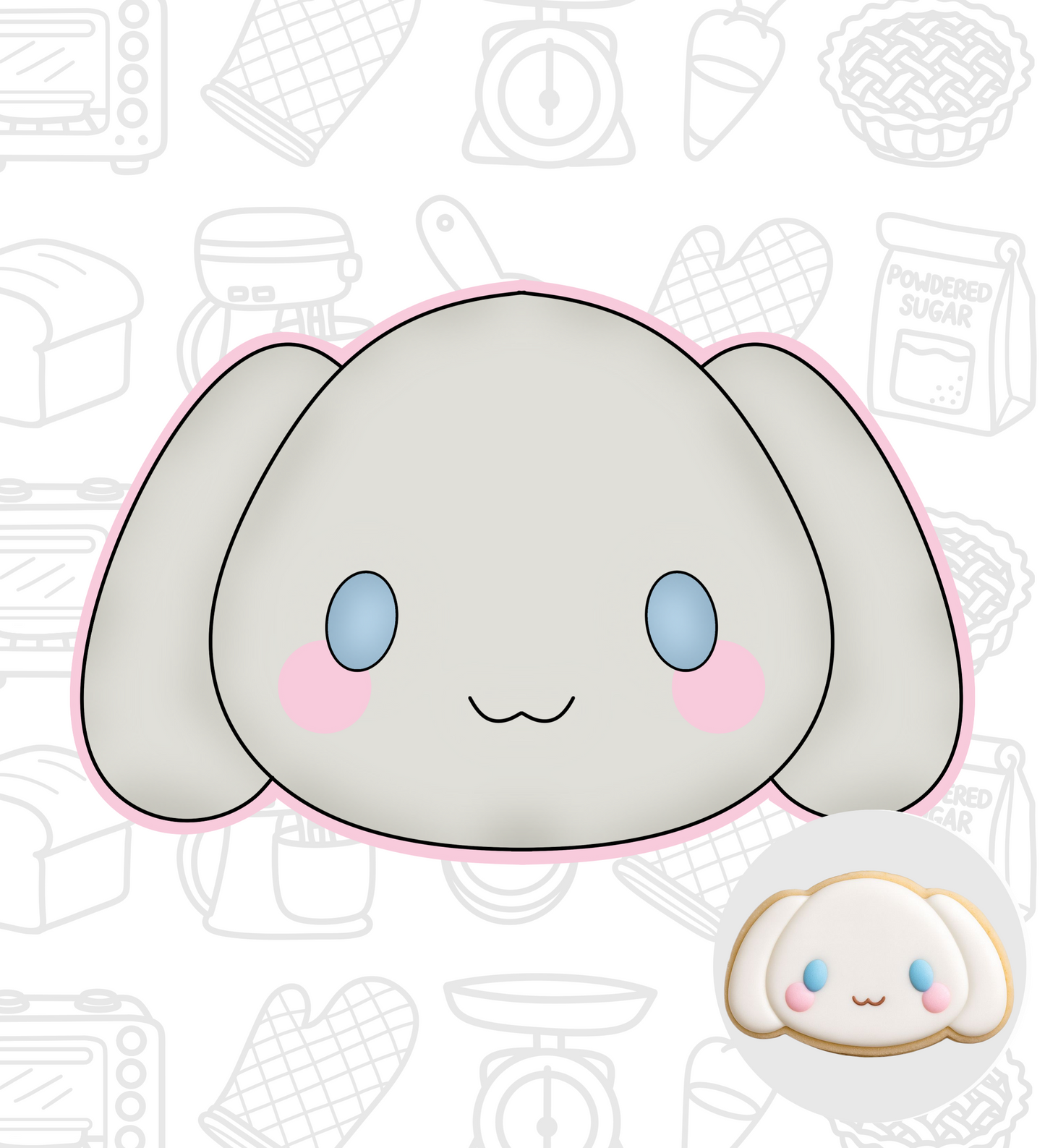302. Cinnamoroll Cookie Cutter
