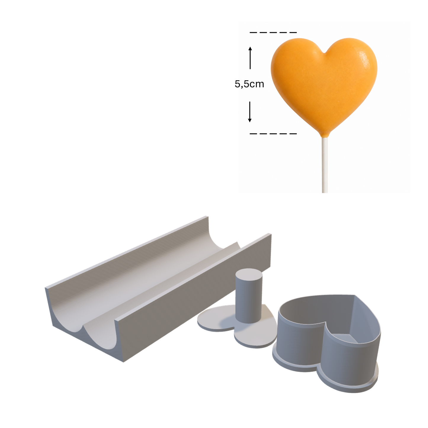 Heart Cake Pop Mold