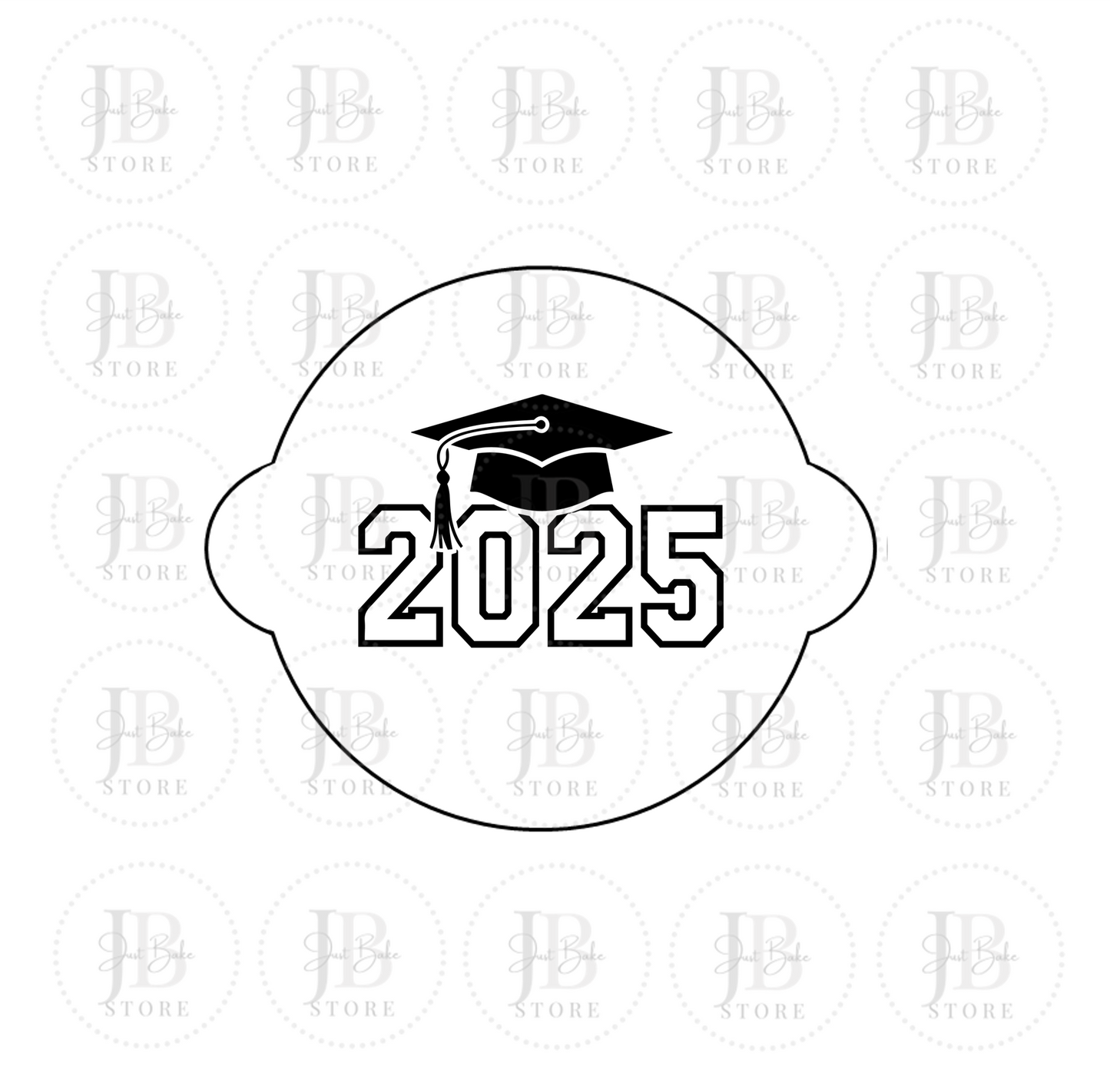 00185 - Graduation 2025 Fondant Stamp