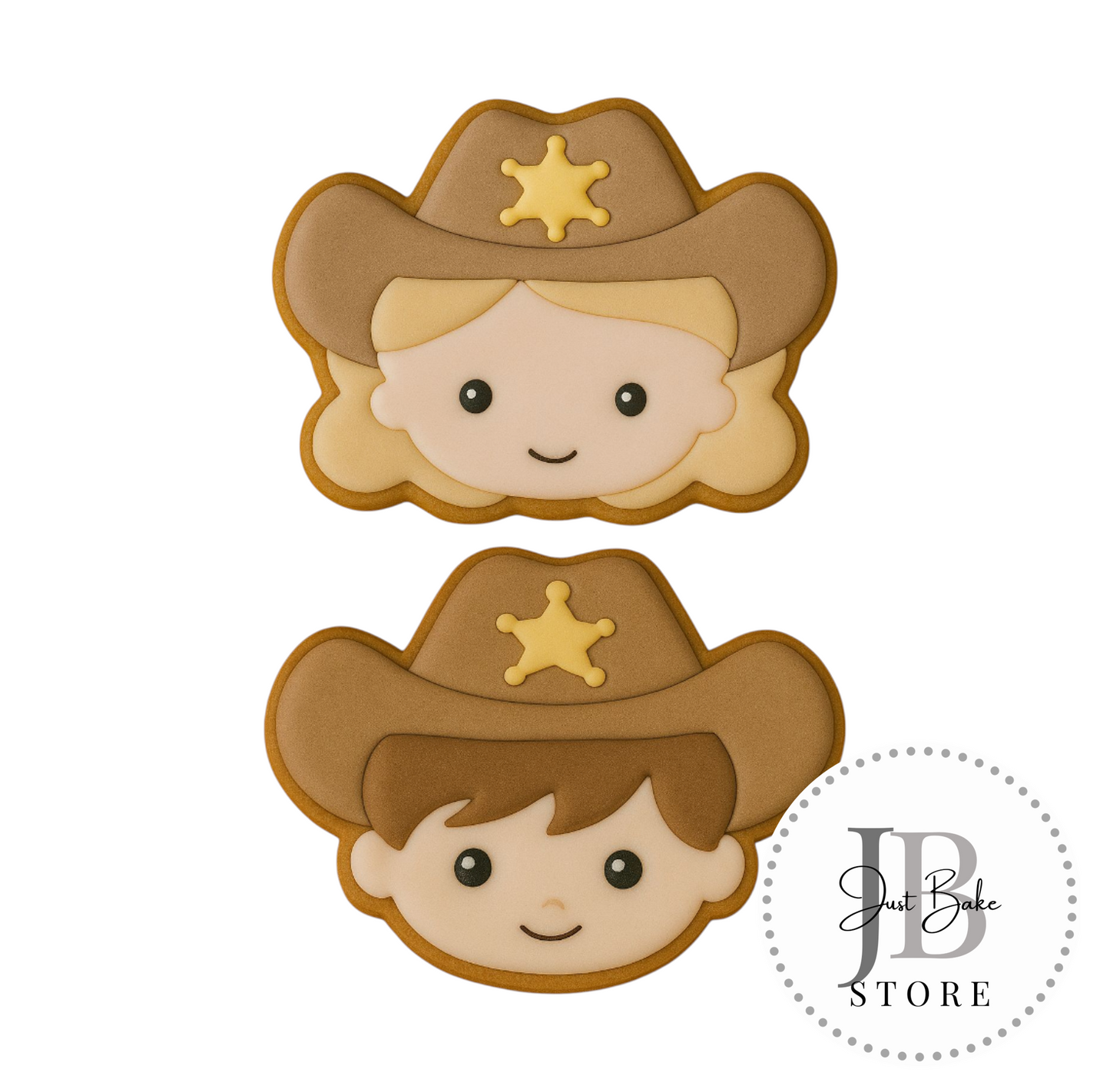 C0087 - Cowboy Boy Cookie Cutter
