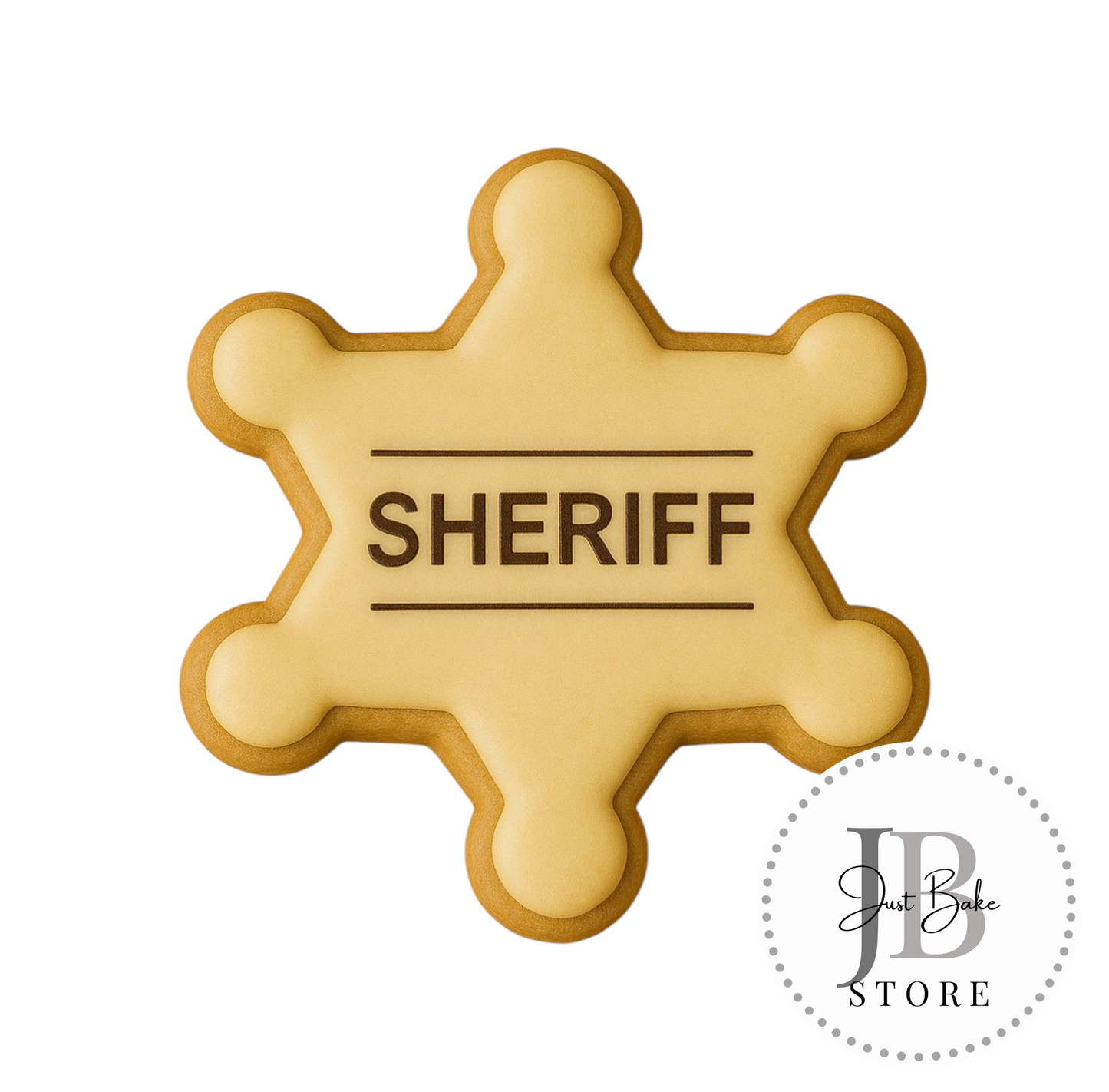 C0084 - Sheriff Badge Cookie Cutter