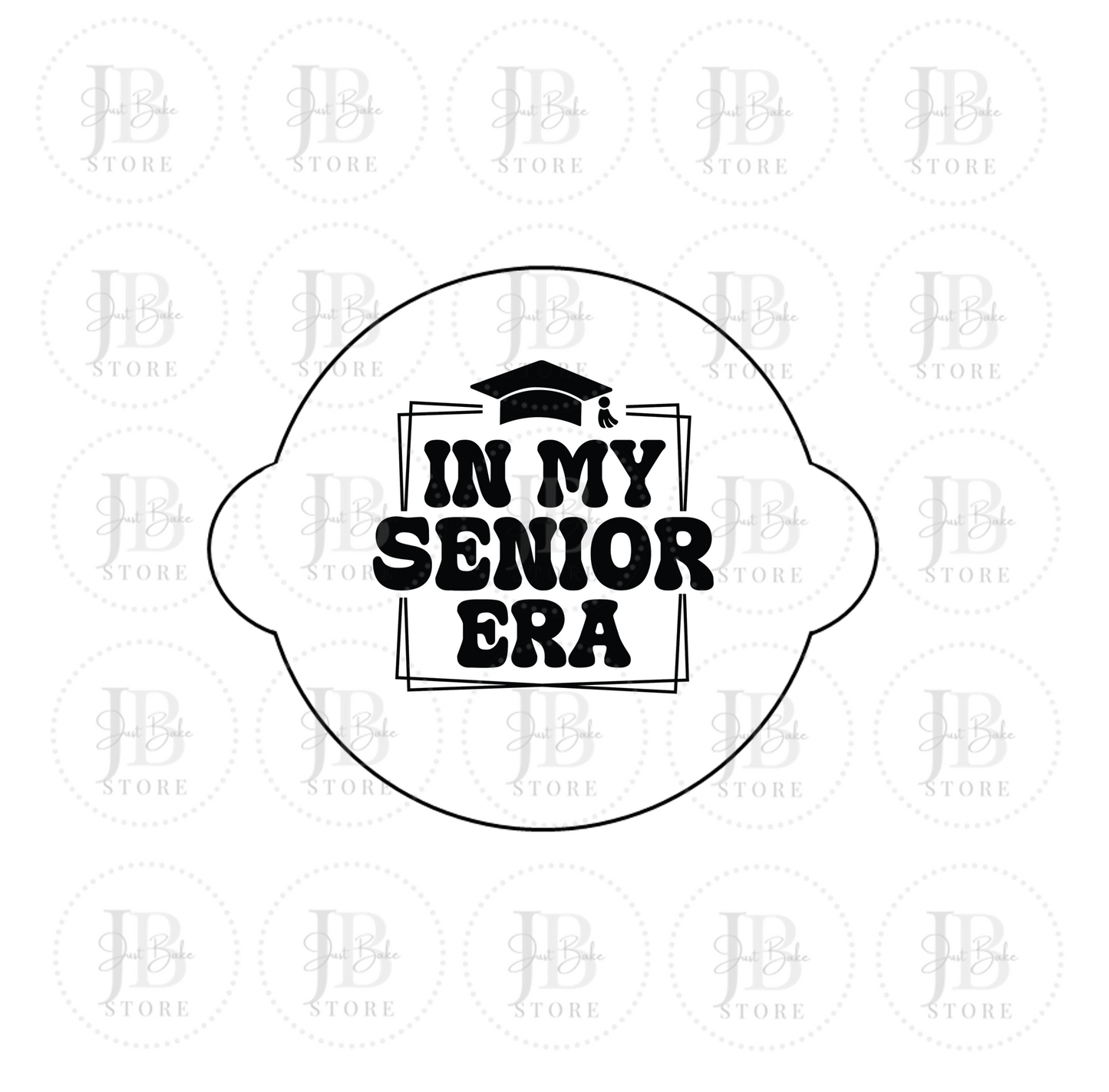 00187 - In my Senior Era Fondant Stamp