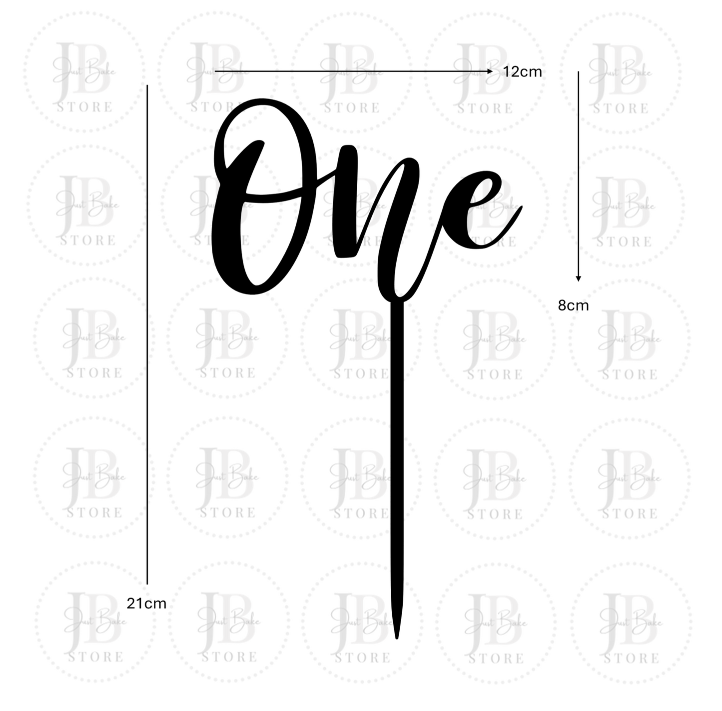 00161 - One Cake Topper