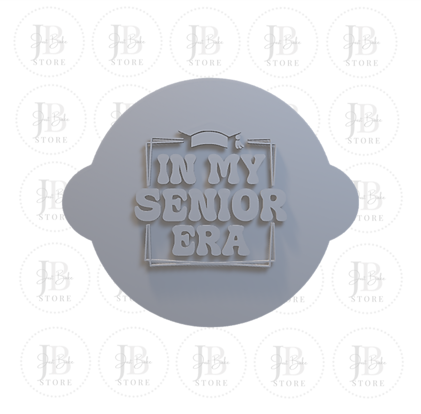 00187 - In my Senior Era Fondant Stamp