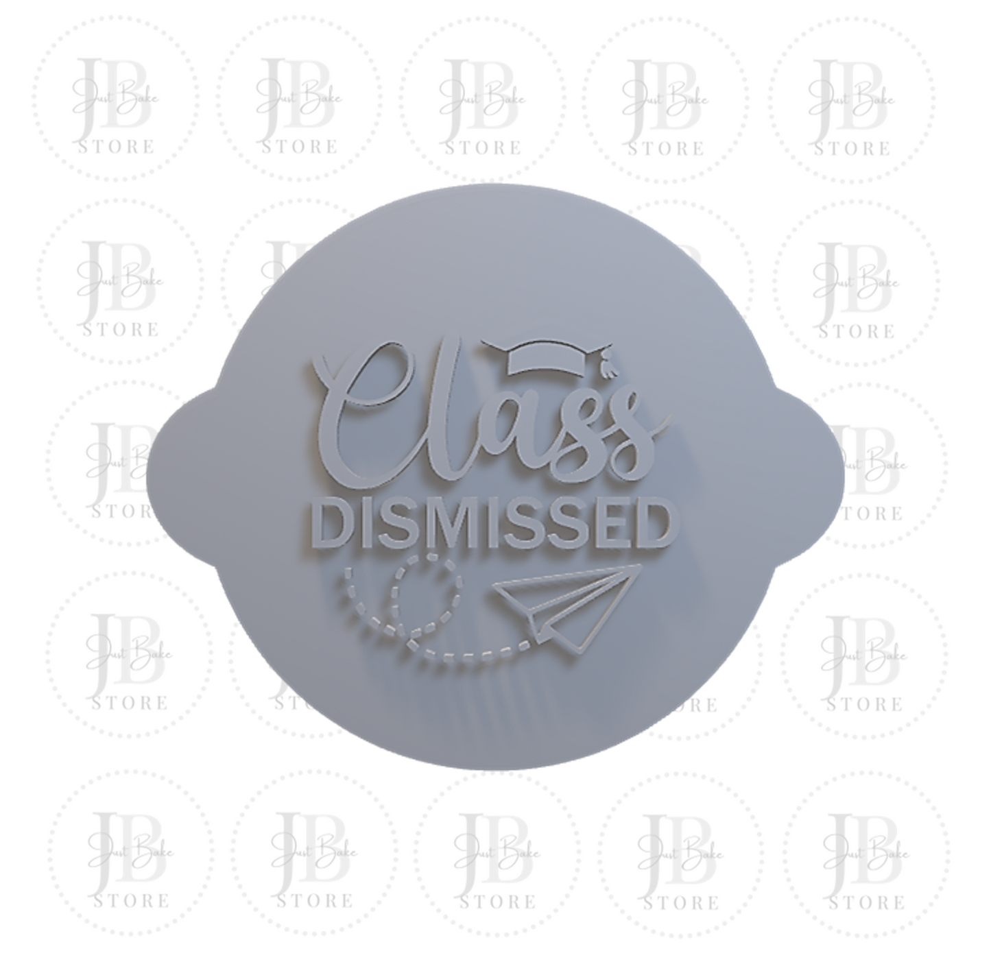 00188 - Class Dismissed Fondant Stamp