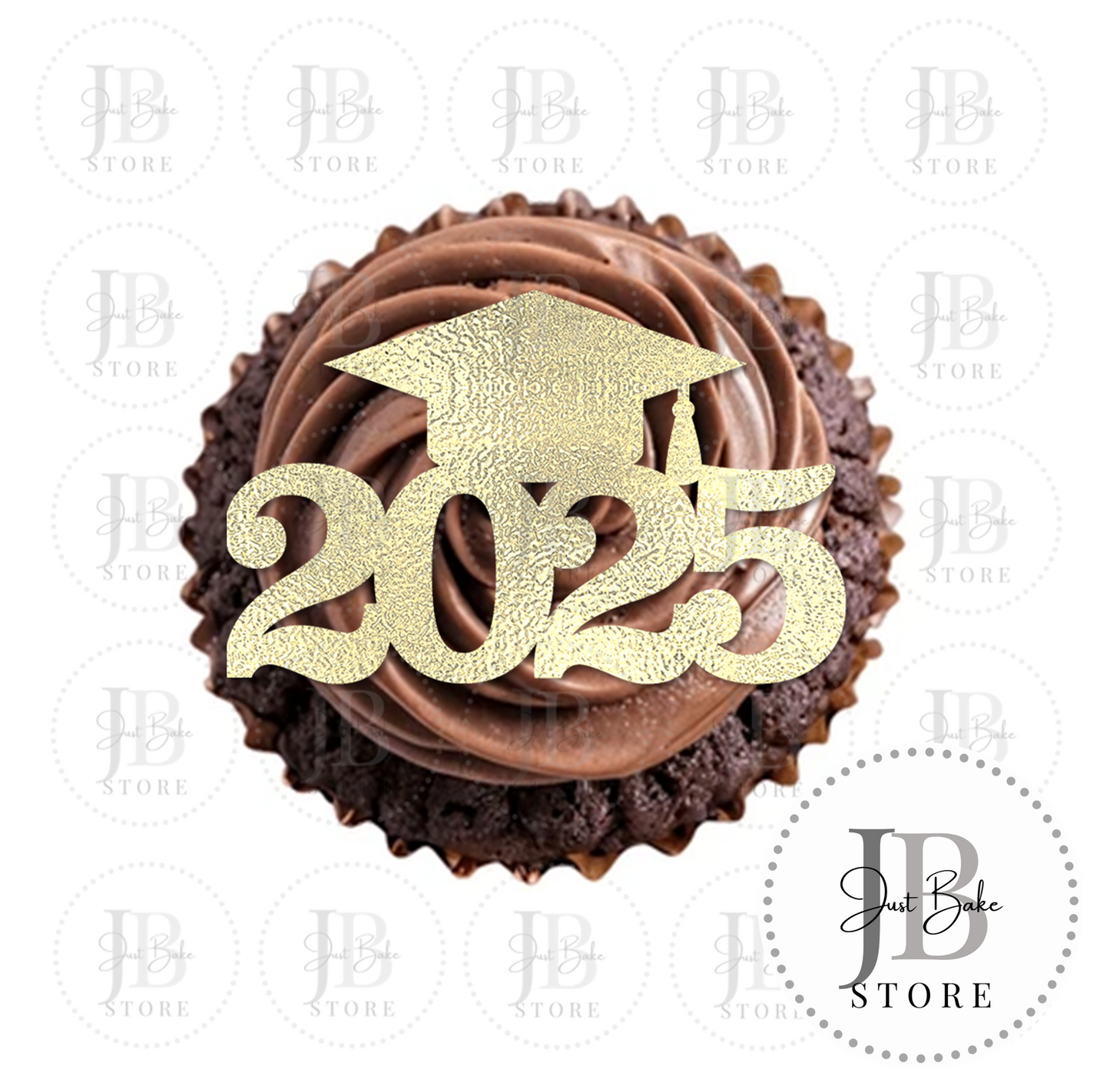 00190 - Graduation 2025 Cupcake Topper - Pack of 3