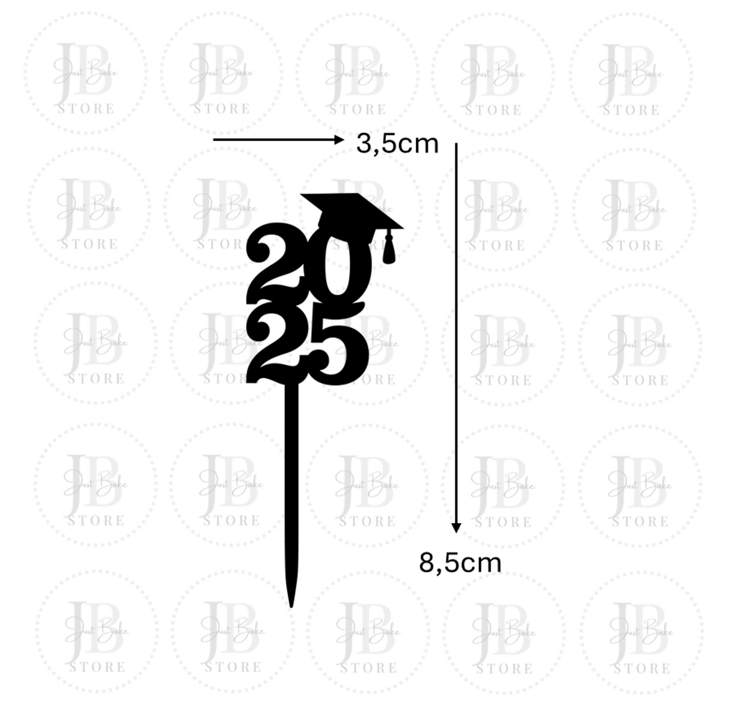 00191 - Graduation Cupcake Topper