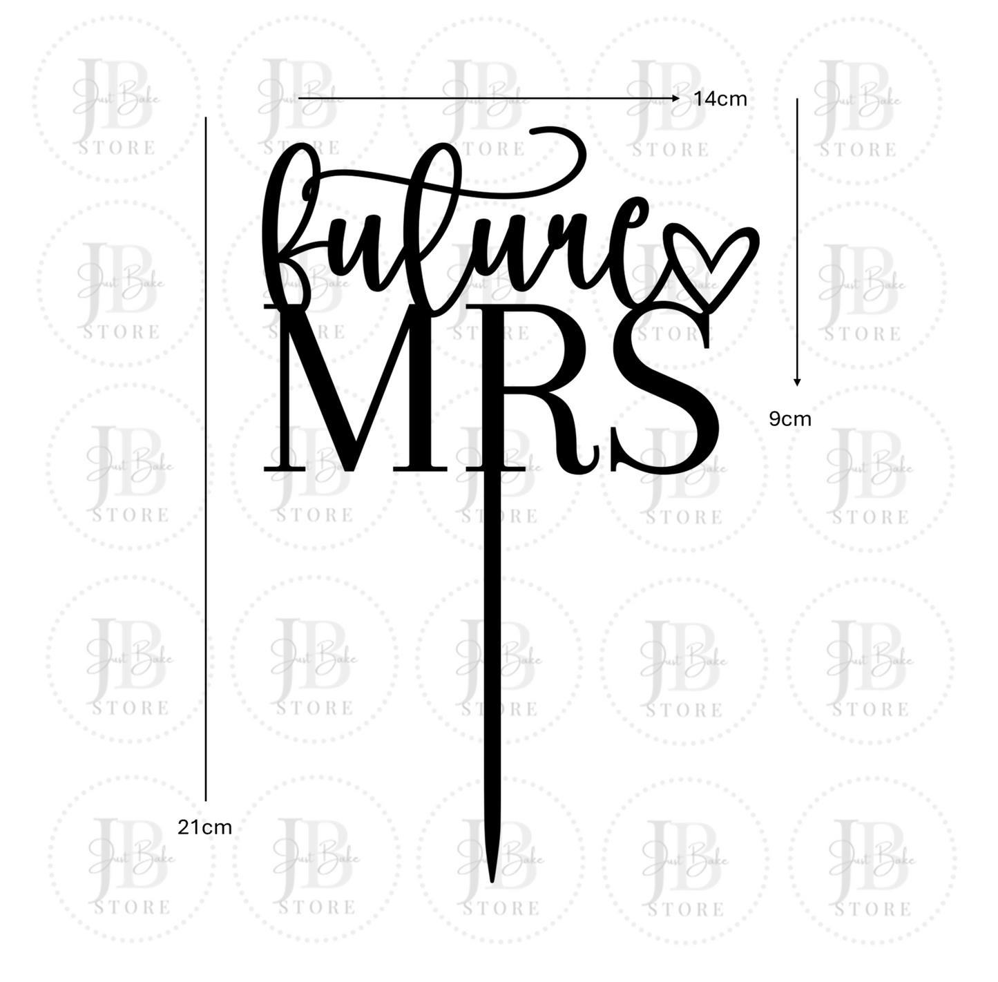 00168 - Future Mrs Cake Topper