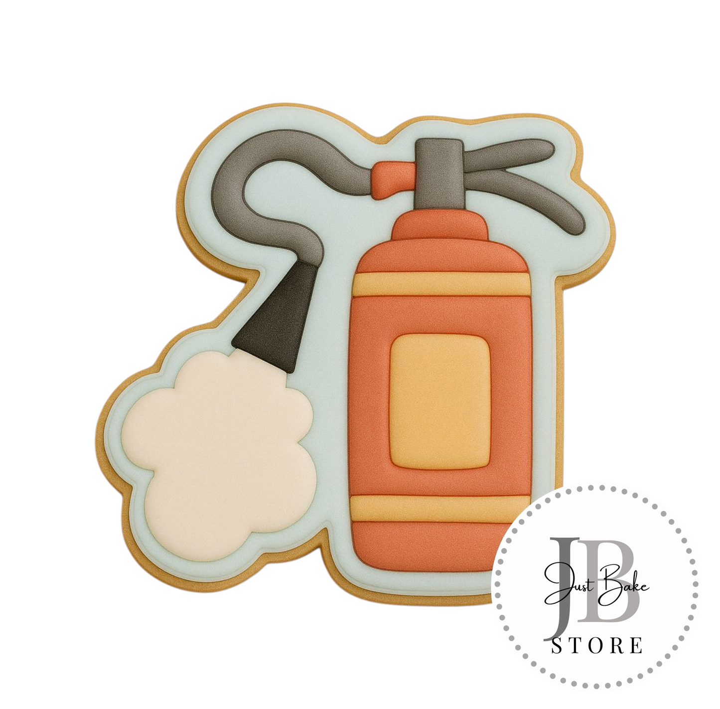 C0186 - Firefighter - Fire Extinguisher Cookie Cutter
