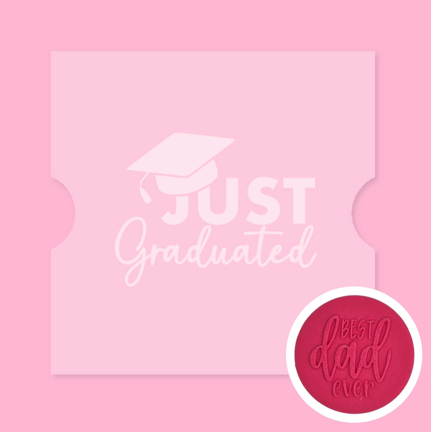 16 - Just Graduated Fondant Debosser