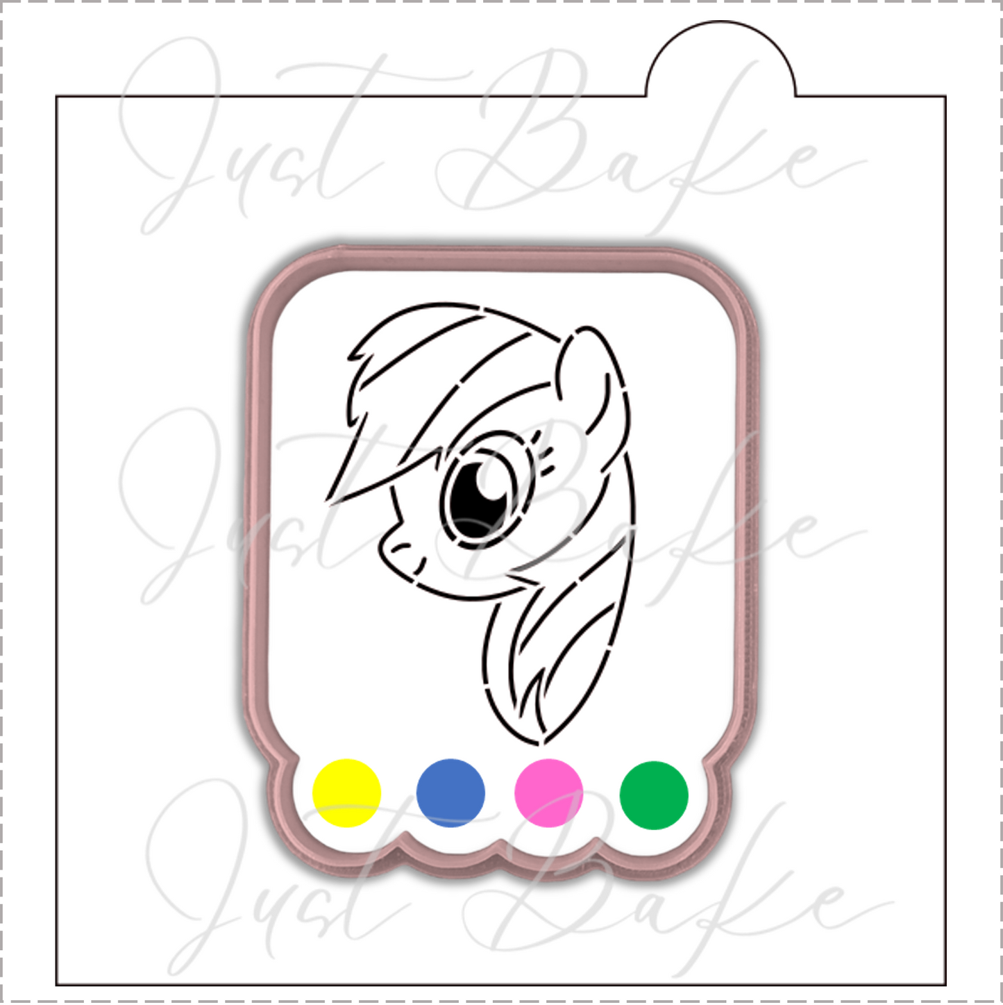 S0084 - MY LITTLE PONY PYO STENCIL