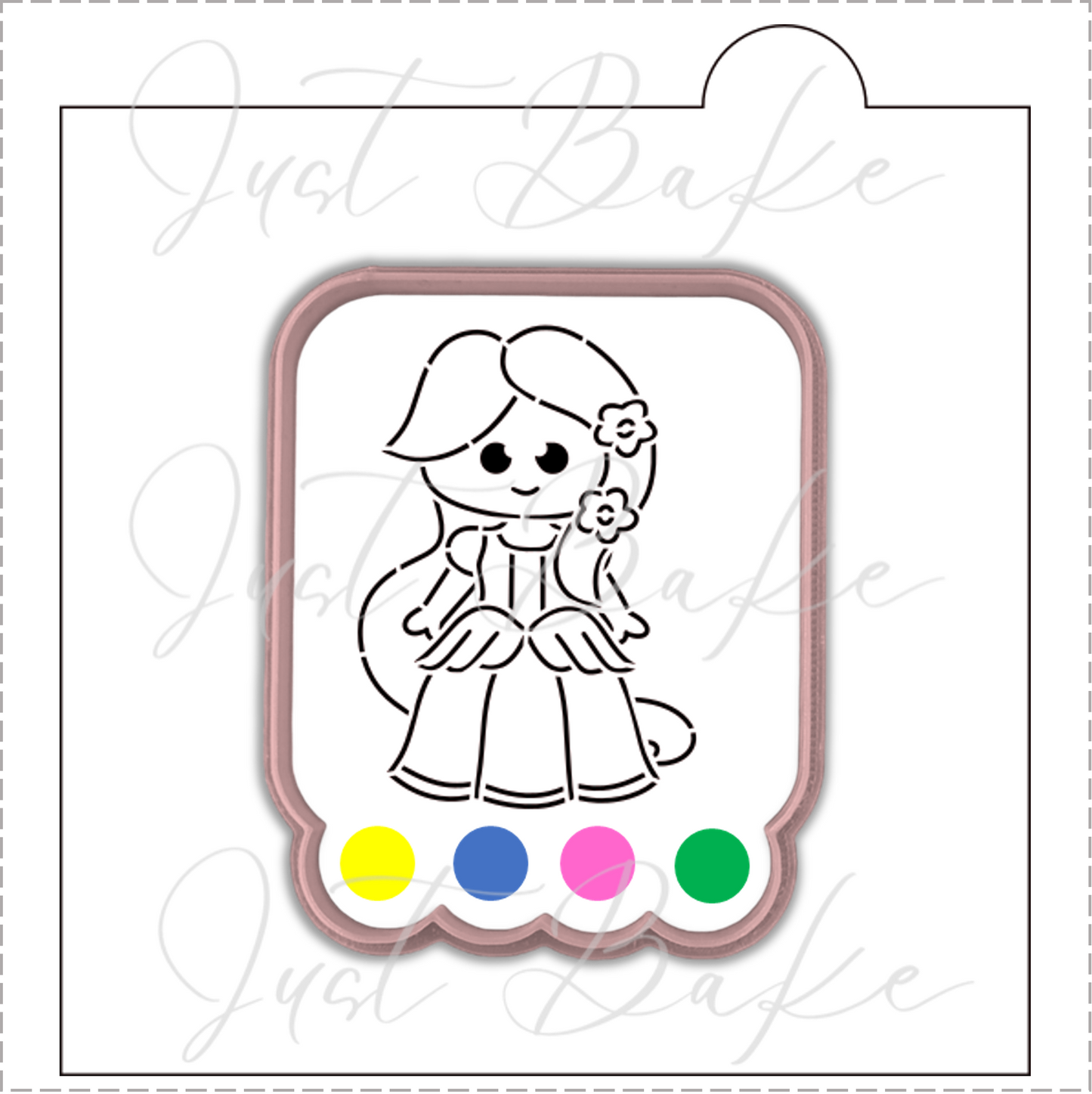 S0087 - DISNEY PRINCESS - REPUNZEL PYO STENCIL