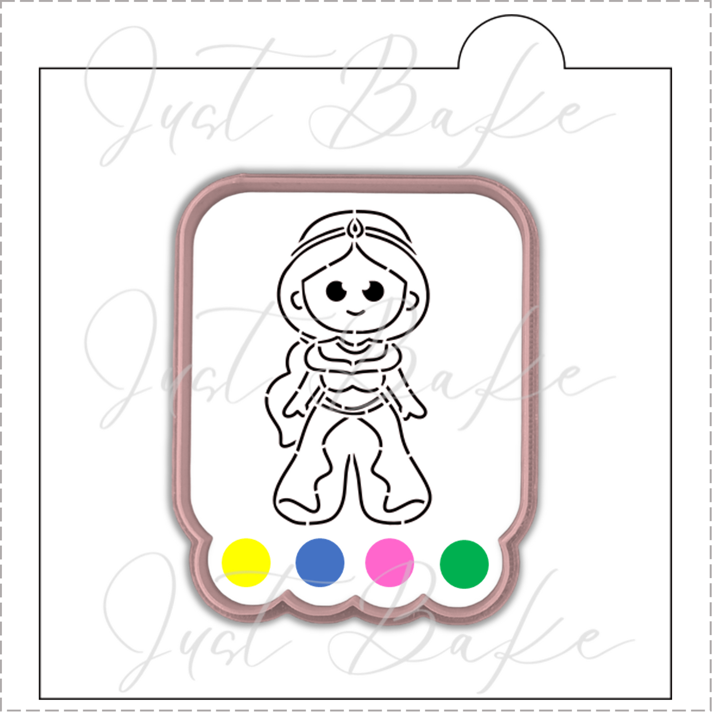 S0089 - DISNEY PRINCESS - JASMINE PYO STENCIL