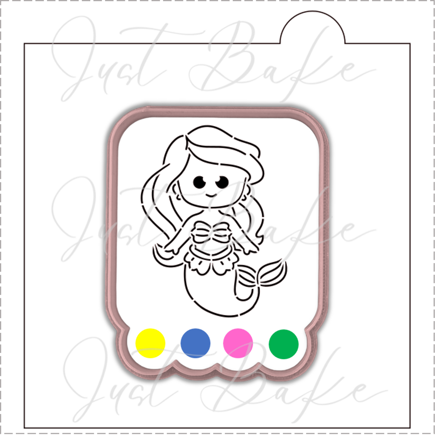 S0090 - DISNEY PRINCESS - LITTLE MERMAID PYO STENCIL